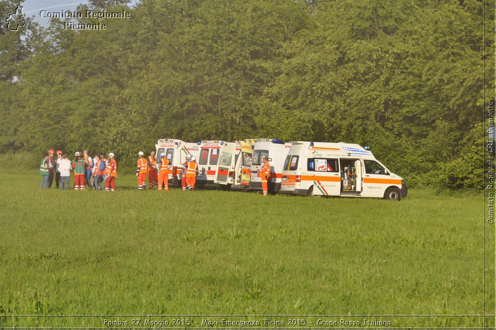 Pombia 27 Maggio 2015 - Maxi Emergenza Ticino 2015 - Croce Rossa Italiana- Comitato Regionale del Piemonte