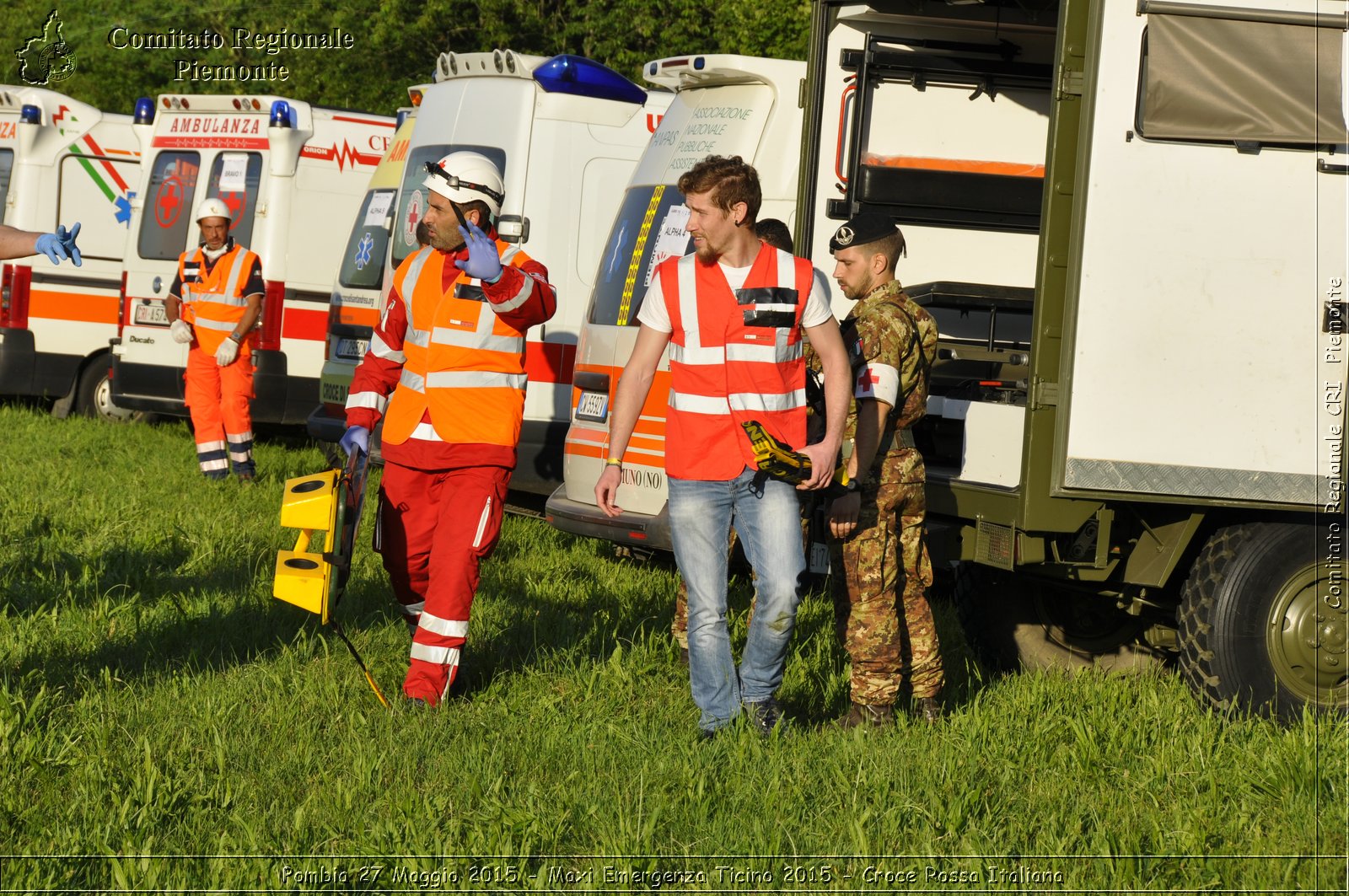 Pombia 27 Maggio 2015 - Maxi Emergenza Ticino 2015 - Croce Rossa Italiana- Comitato Regionale del Piemonte