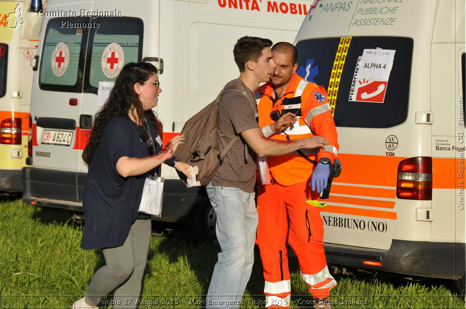 Pombia 27 Maggio 2015 - Maxi Emergenza Ticino 2015 - Croce Rossa Italiana- Comitato Regionale del Piemonte