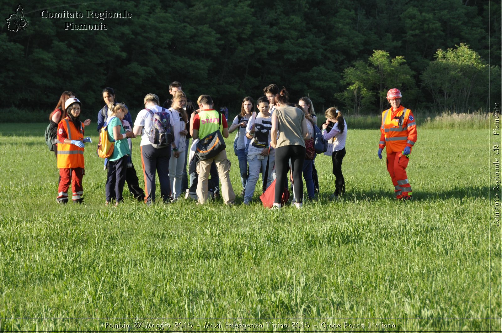 Pombia 27 Maggio 2015 - Maxi Emergenza Ticino 2015 - Croce Rossa Italiana- Comitato Regionale del Piemonte