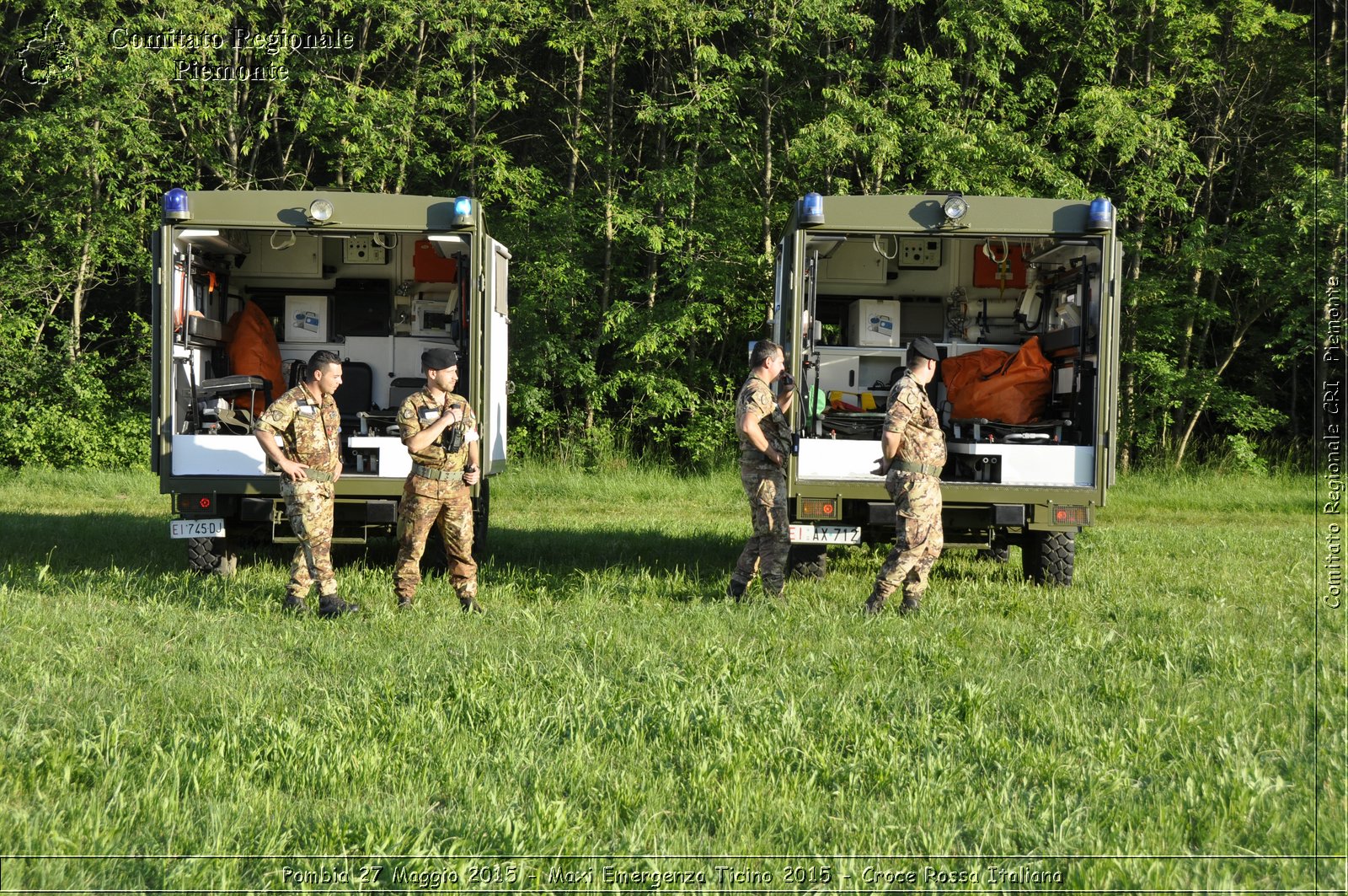 Pombia 27 Maggio 2015 - Maxi Emergenza Ticino 2015 - Croce Rossa Italiana- Comitato Regionale del Piemonte