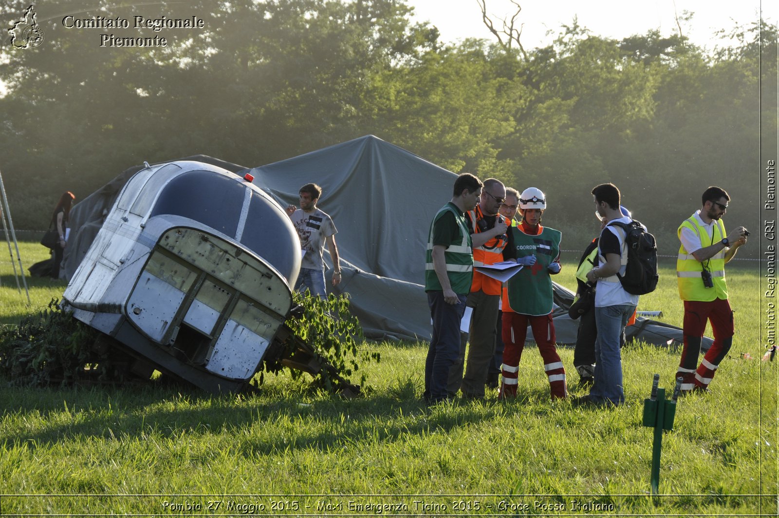 Pombia 27 Maggio 2015 - Maxi Emergenza Ticino 2015 - Croce Rossa Italiana- Comitato Regionale del Piemonte