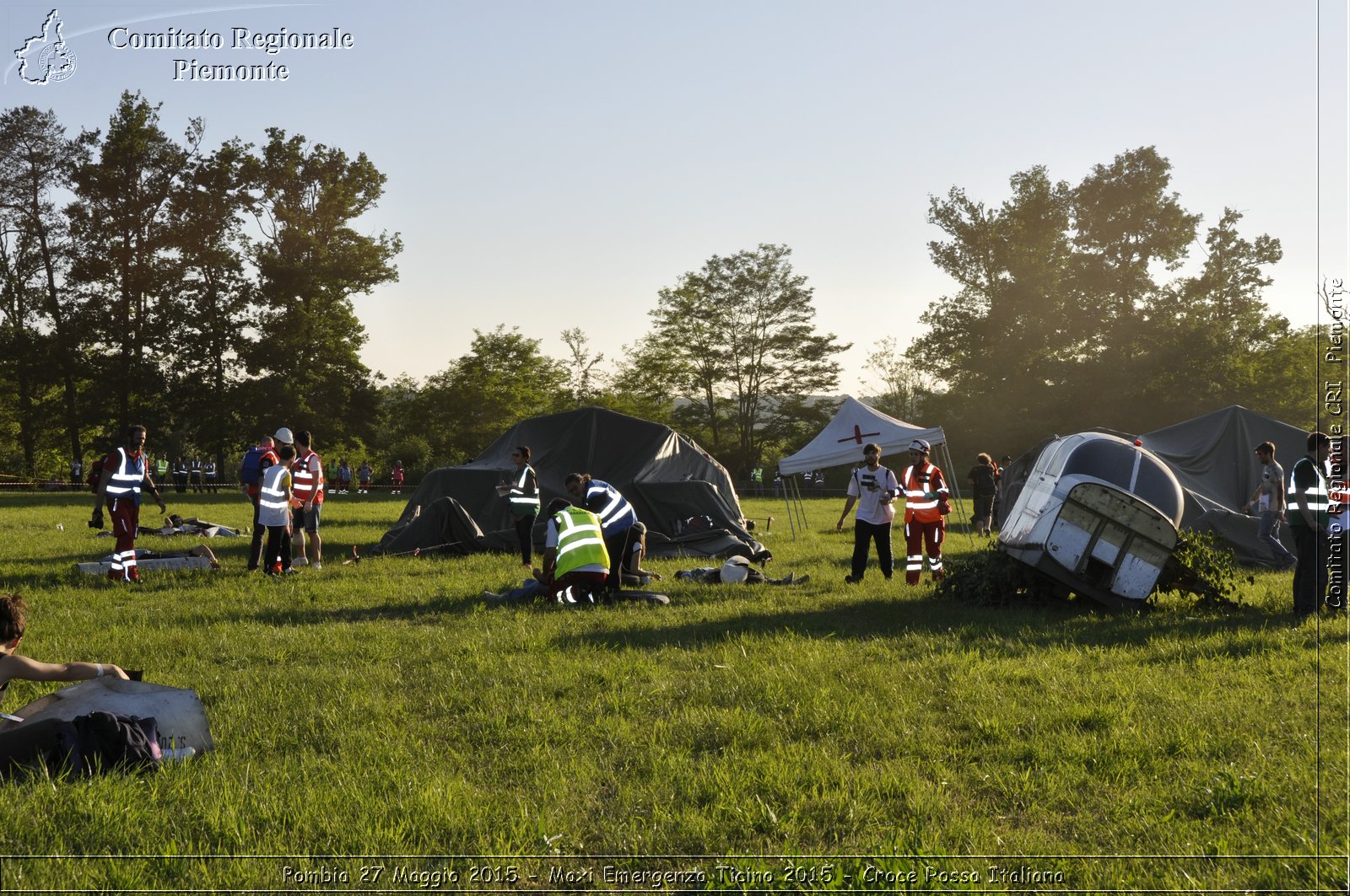 Pombia 27 Maggio 2015 - Maxi Emergenza Ticino 2015 - Croce Rossa Italiana- Comitato Regionale del Piemonte