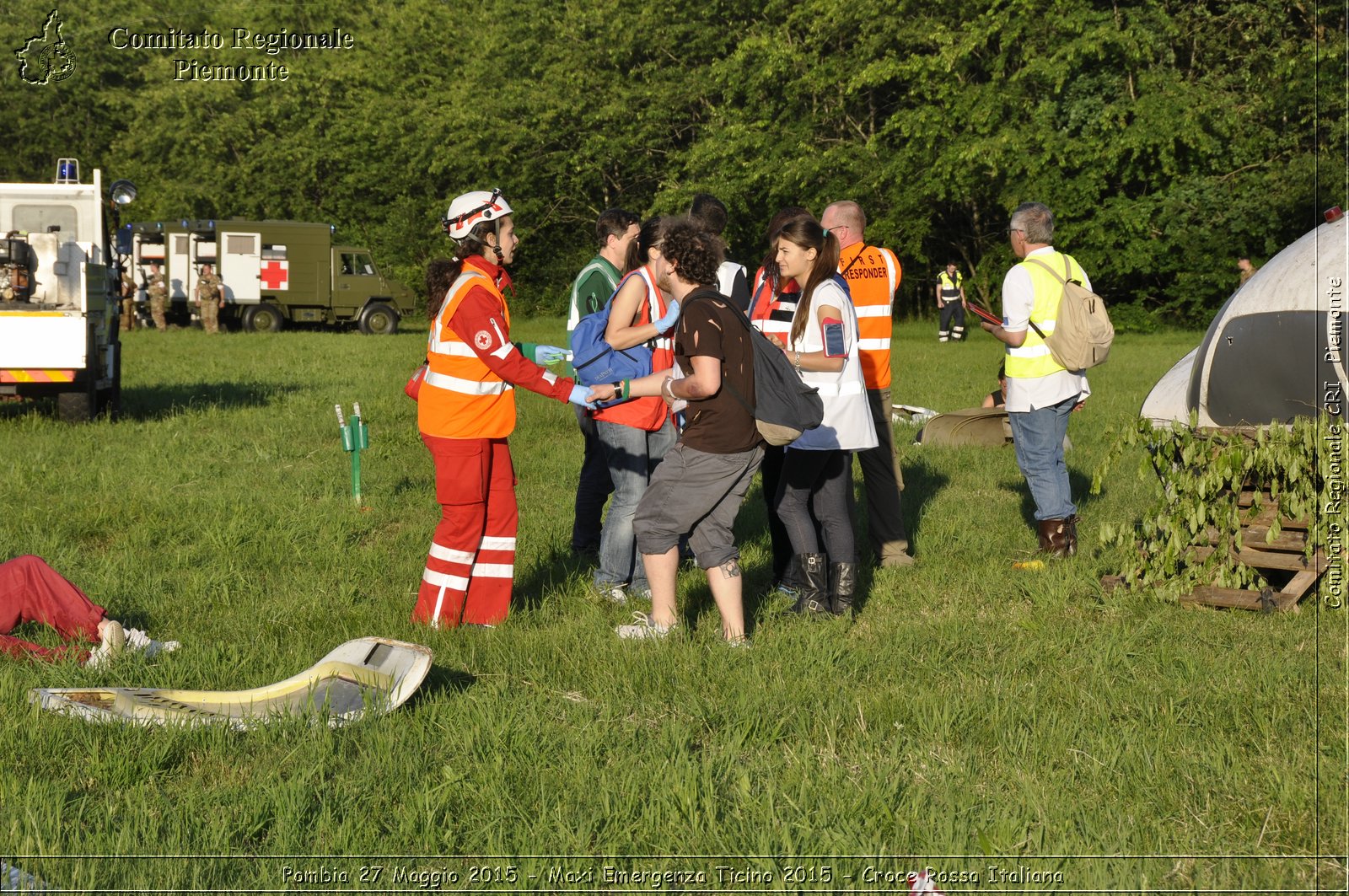 Pombia 27 Maggio 2015 - Maxi Emergenza Ticino 2015 - Croce Rossa Italiana- Comitato Regionale del Piemonte