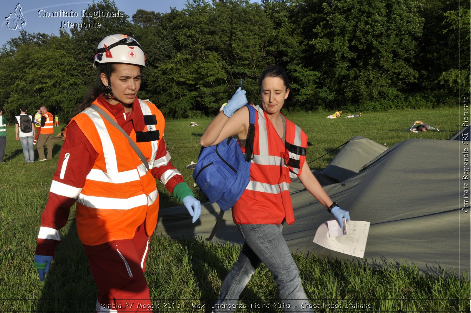 Pombia 27 Maggio 2015 - Maxi Emergenza Ticino 2015 - Croce Rossa Italiana- Comitato Regionale del Piemonte