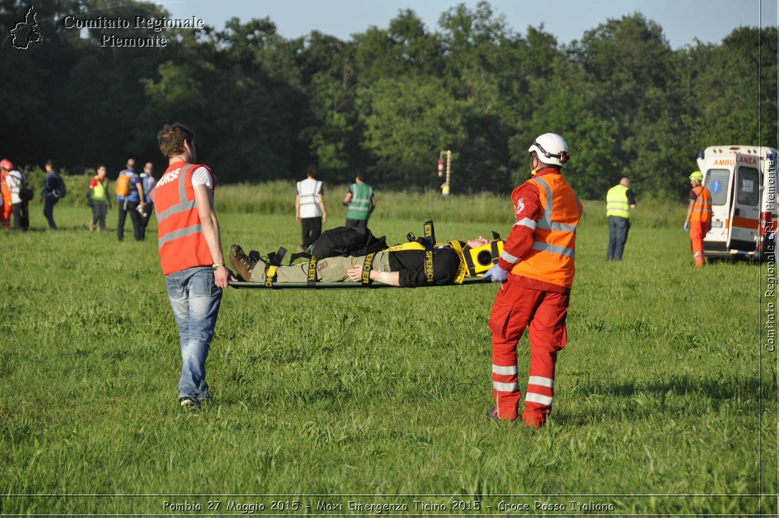 Pombia 27 Maggio 2015 - Maxi Emergenza Ticino 2015 - Croce Rossa Italiana- Comitato Regionale del Piemonte