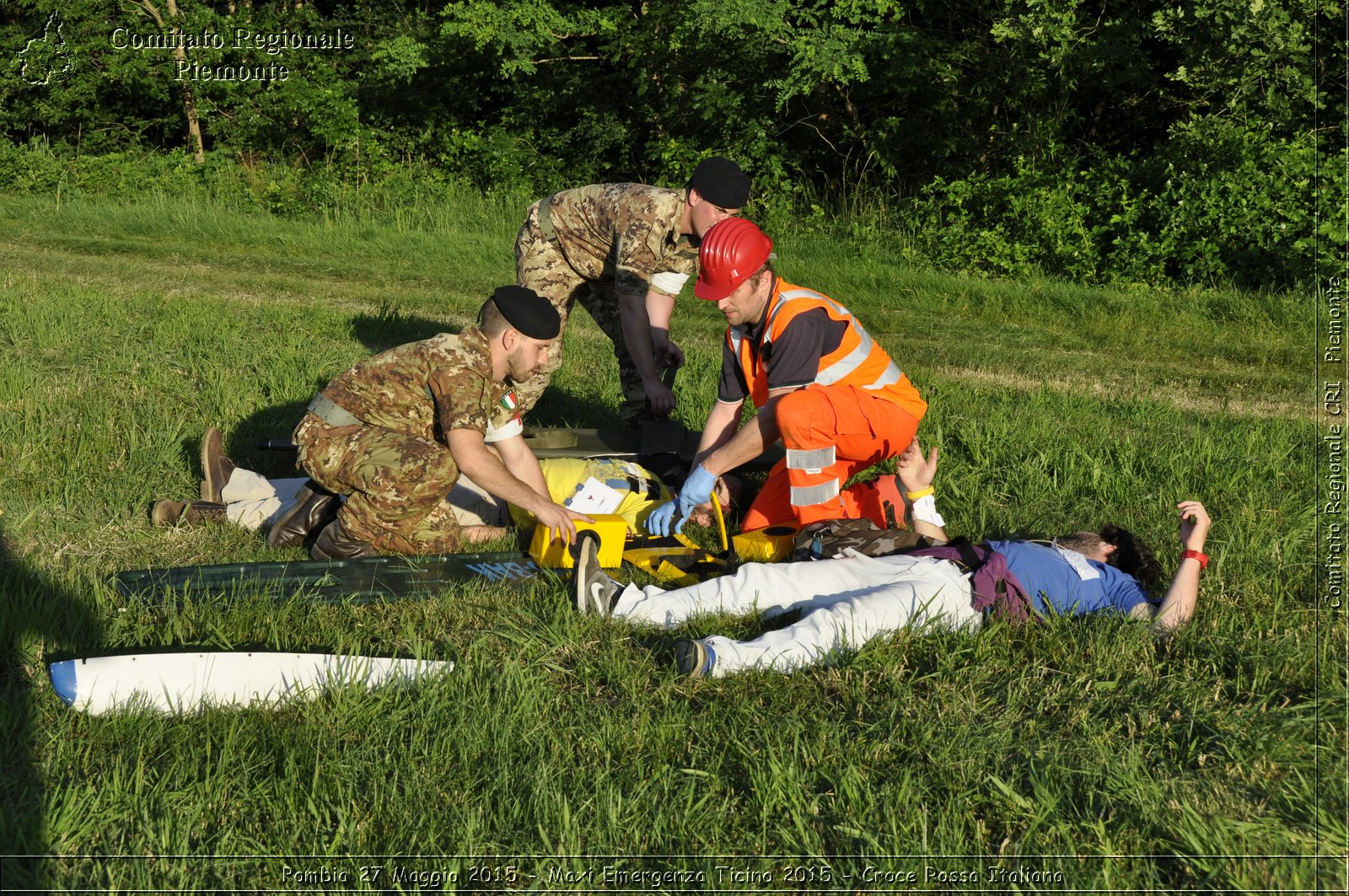 Pombia 27 Maggio 2015 - Maxi Emergenza Ticino 2015 - Croce Rossa Italiana- Comitato Regionale del Piemonte