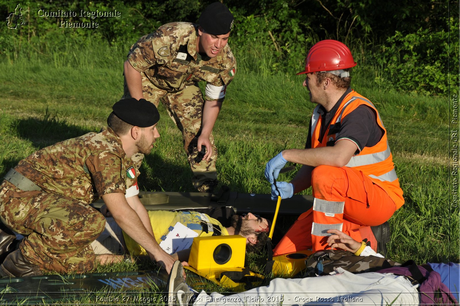 Pombia 27 Maggio 2015 - Maxi Emergenza Ticino 2015 - Croce Rossa Italiana- Comitato Regionale del Piemonte