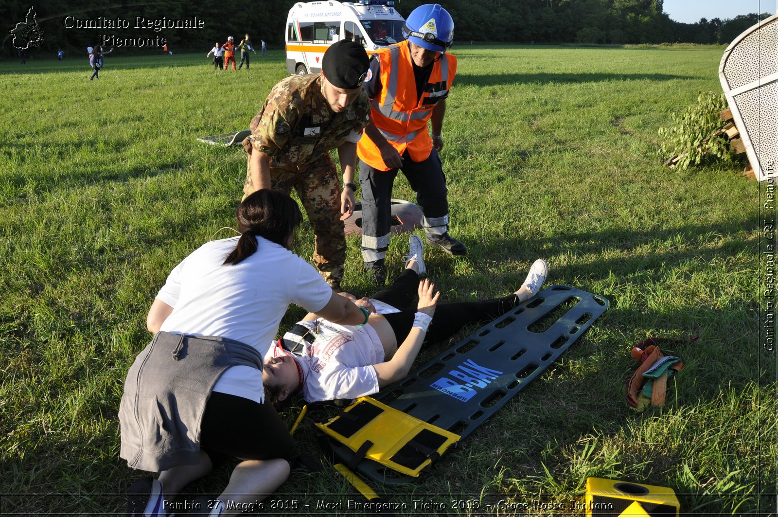 Pombia 27 Maggio 2015 - Maxi Emergenza Ticino 2015 - Croce Rossa Italiana- Comitato Regionale del Piemonte