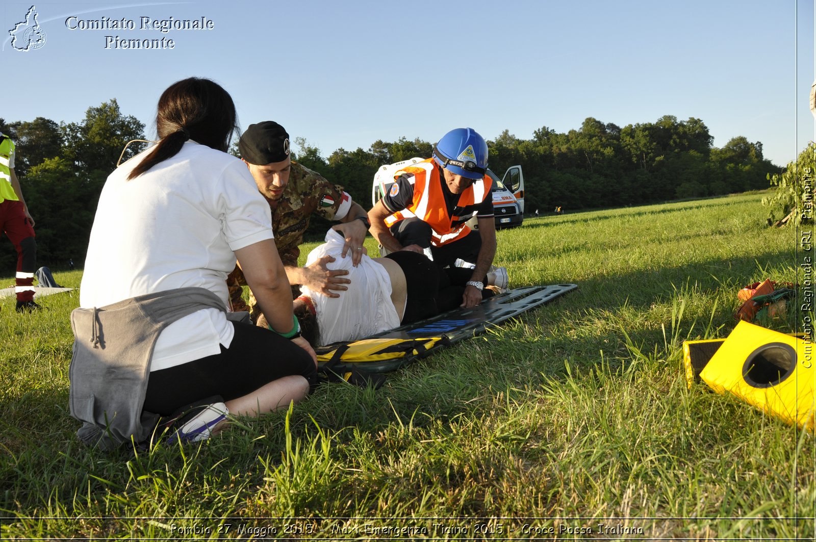 Pombia 27 Maggio 2015 - Maxi Emergenza Ticino 2015 - Croce Rossa Italiana- Comitato Regionale del Piemonte