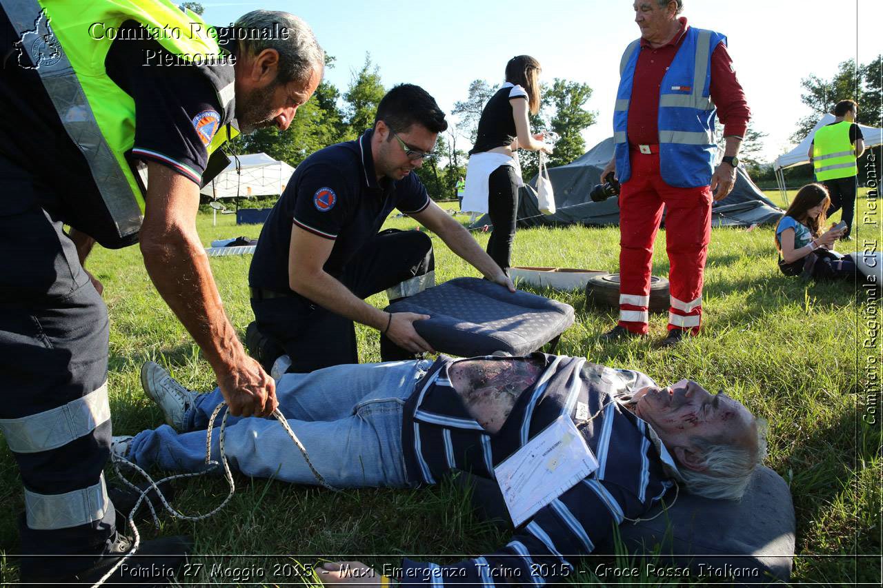 Pombia 27 Maggio 2015 - Maxi Emergenza Ticino 2015 - Croce Rossa Italiana- Comitato Regionale del Piemonte