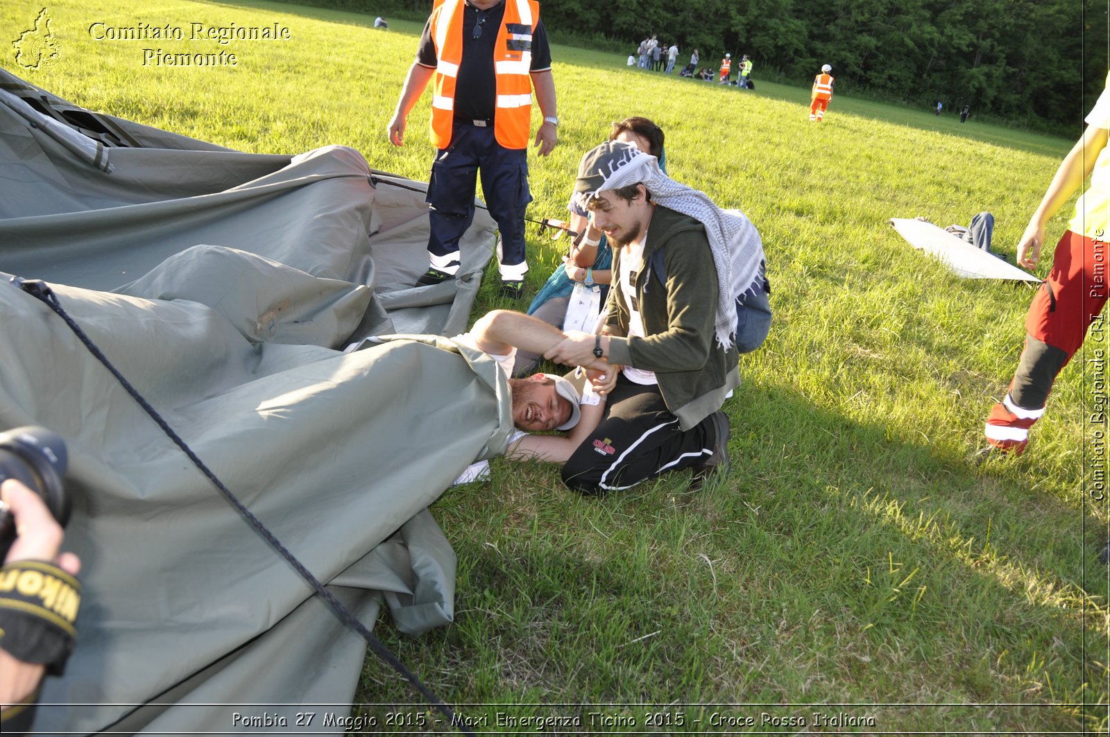 Pombia 27 Maggio 2015 - Maxi Emergenza Ticino 2015 - Croce Rossa Italiana- Comitato Regionale del Piemonte