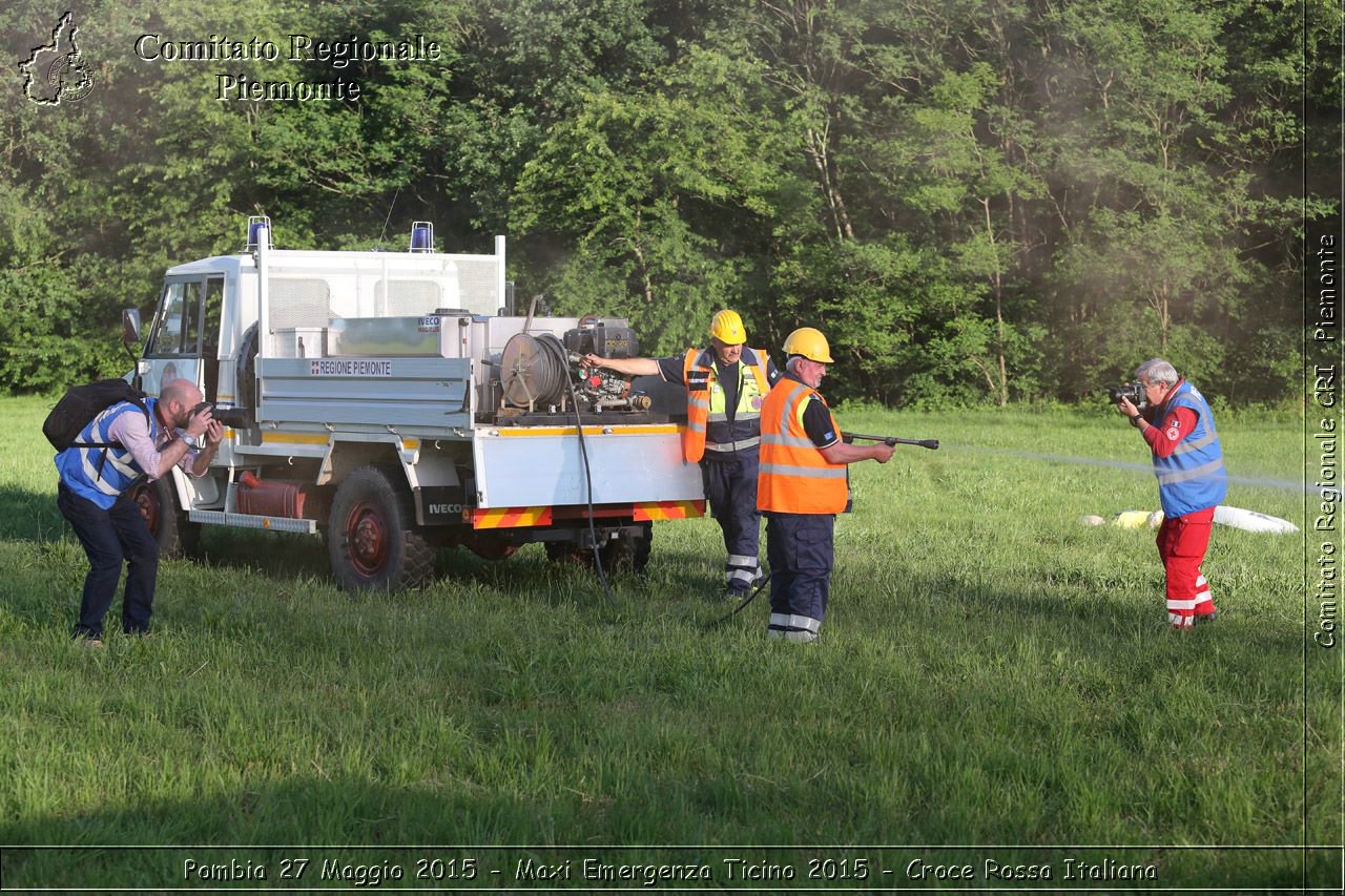 Pombia 27 Maggio 2015 - Maxi Emergenza Ticino 2015 - Croce Rossa Italiana- Comitato Regionale del Piemonte