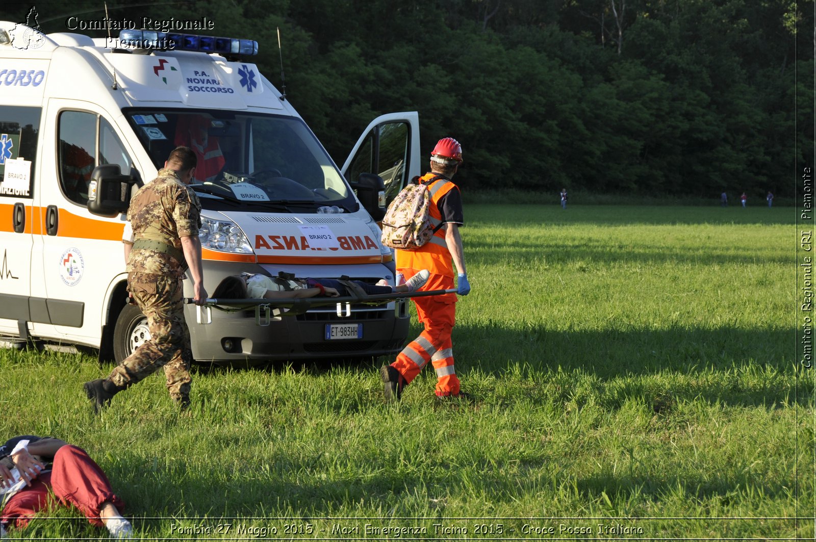 Pombia 27 Maggio 2015 - Maxi Emergenza Ticino 2015 - Croce Rossa Italiana- Comitato Regionale del Piemonte