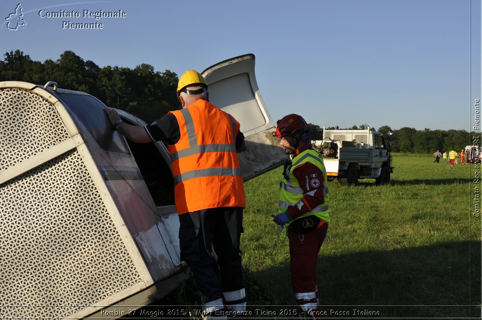 Pombia 27 Maggio 2015 - Maxi Emergenza Ticino 2015 - Croce Rossa Italiana- Comitato Regionale del Piemonte