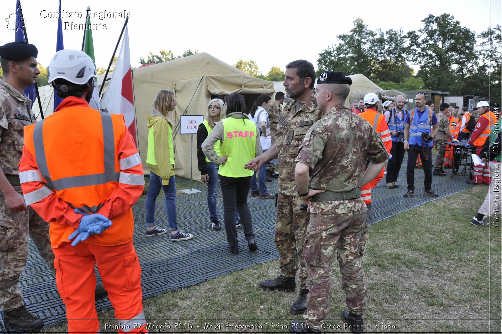 Pombia 27 Maggio 2015 - Maxi Emergenza Ticino 2015 - Croce Rossa Italiana- Comitato Regionale del Piemonte