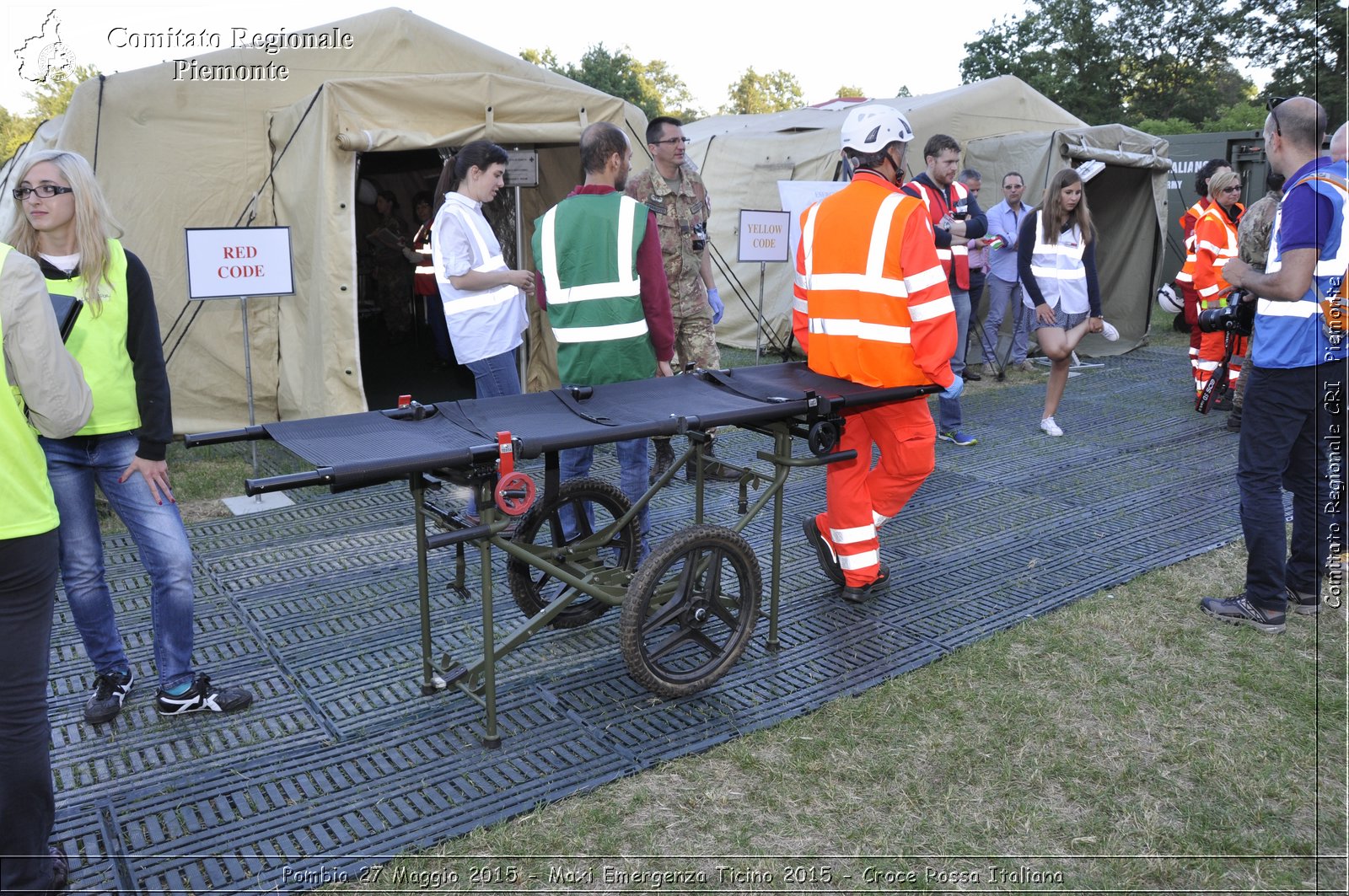 Pombia 27 Maggio 2015 - Maxi Emergenza Ticino 2015 - Croce Rossa Italiana- Comitato Regionale del Piemonte