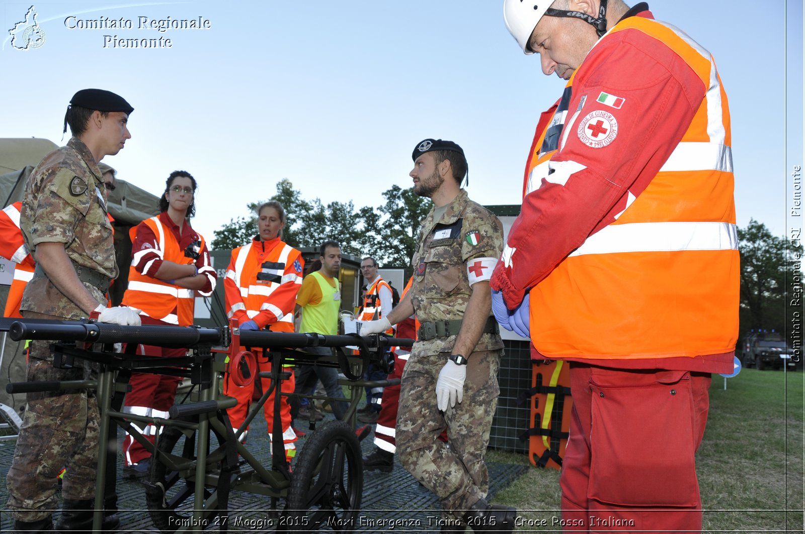 Pombia 27 Maggio 2015 - Maxi Emergenza Ticino 2015 - Croce Rossa Italiana- Comitato Regionale del Piemonte