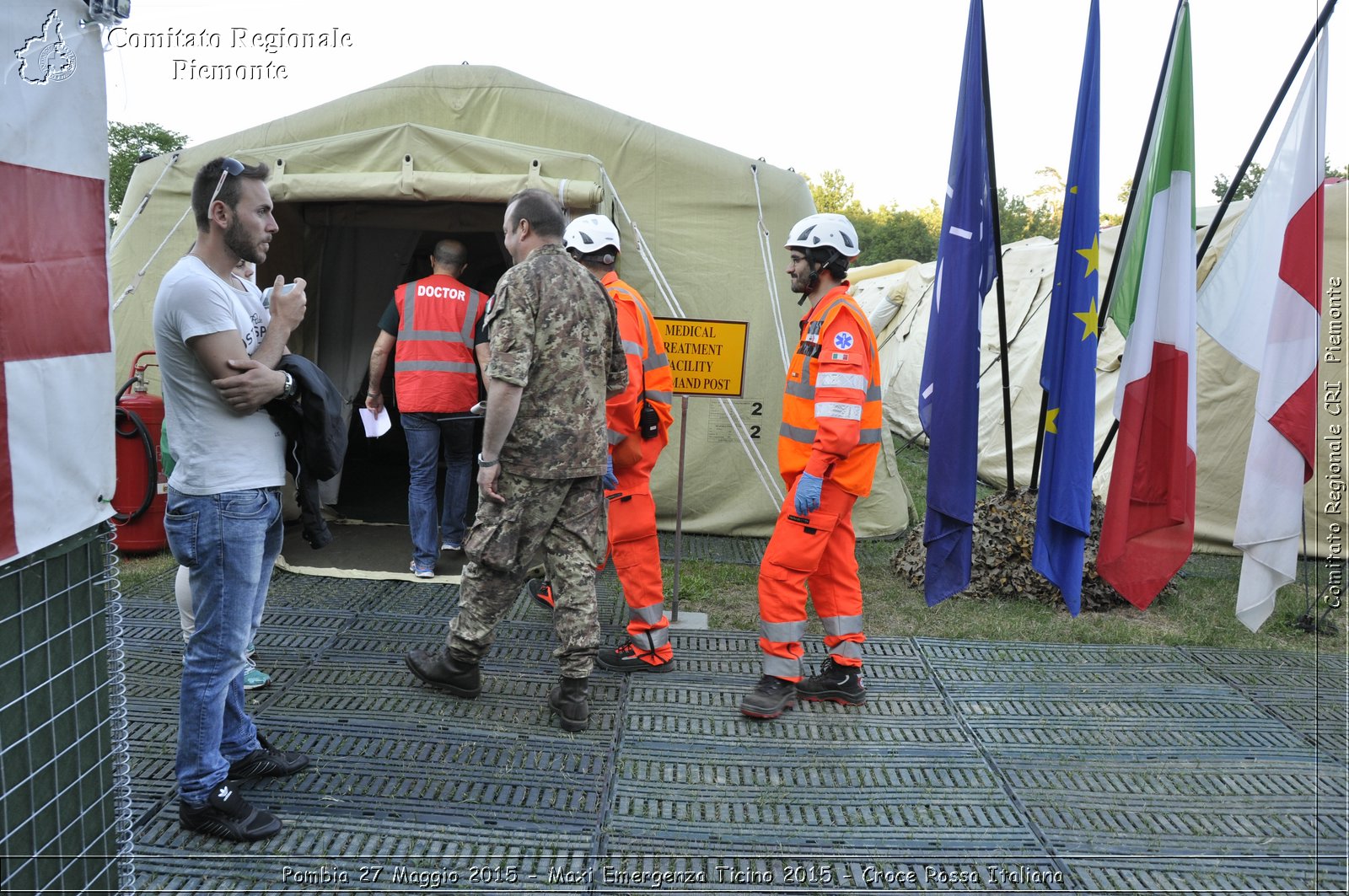 Pombia 27 Maggio 2015 - Maxi Emergenza Ticino 2015 - Croce Rossa Italiana- Comitato Regionale del Piemonte