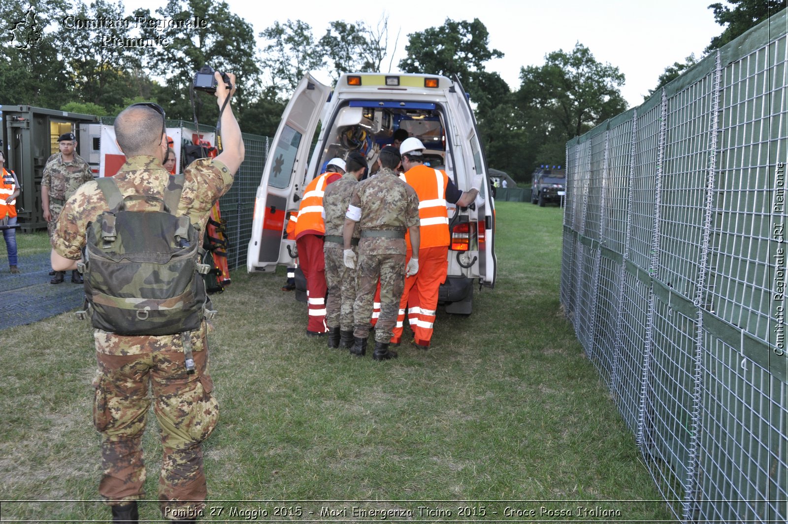 Pombia 27 Maggio 2015 - Maxi Emergenza Ticino 2015 - Croce Rossa Italiana- Comitato Regionale del Piemonte