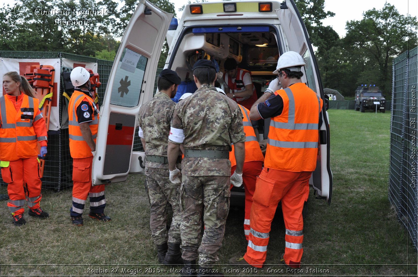 Pombia 27 Maggio 2015 - Maxi Emergenza Ticino 2015 - Croce Rossa Italiana- Comitato Regionale del Piemonte