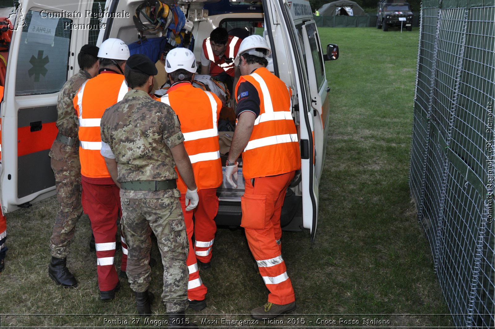 Pombia 27 Maggio 2015 - Maxi Emergenza Ticino 2015 - Croce Rossa Italiana- Comitato Regionale del Piemonte