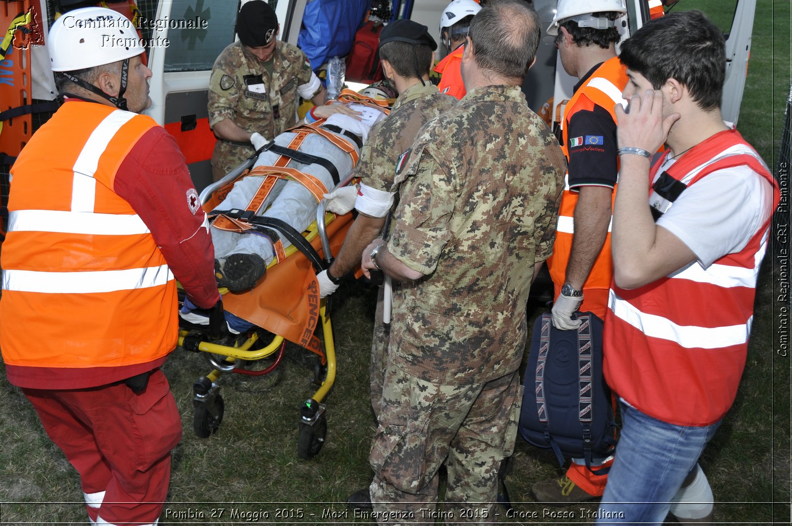 Pombia 27 Maggio 2015 - Maxi Emergenza Ticino 2015 - Croce Rossa Italiana- Comitato Regionale del Piemonte