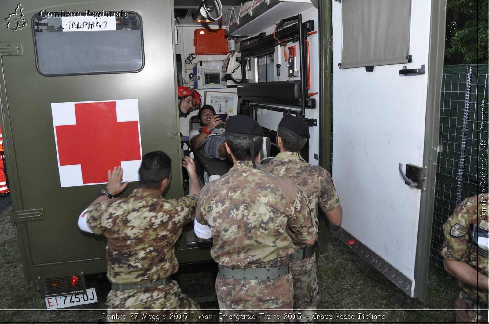 Pombia 27 Maggio 2015 - Maxi Emergenza Ticino 2015 - Croce Rossa Italiana- Comitato Regionale del Piemonte