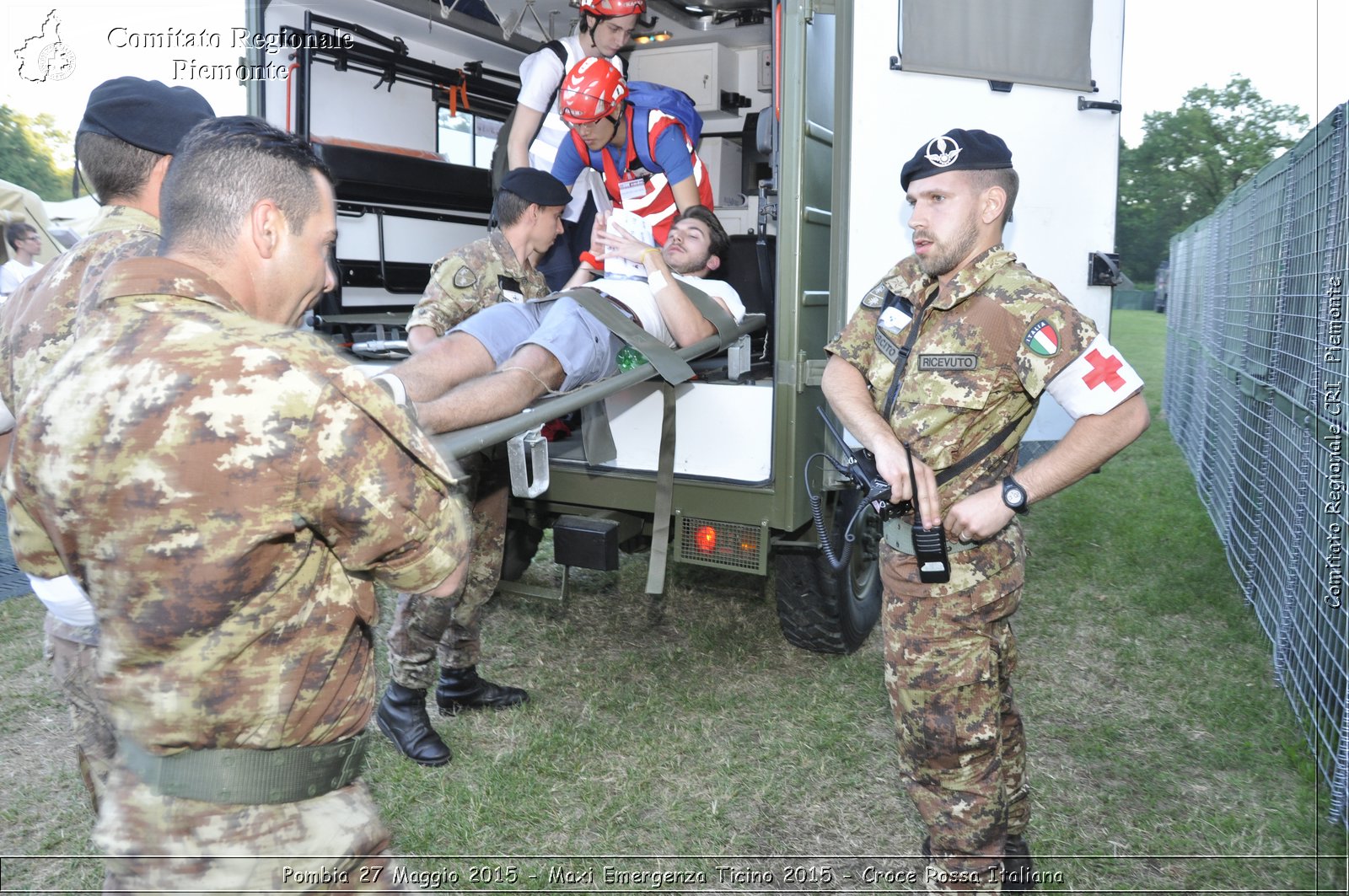 Pombia 27 Maggio 2015 - Maxi Emergenza Ticino 2015 - Croce Rossa Italiana- Comitato Regionale del Piemonte