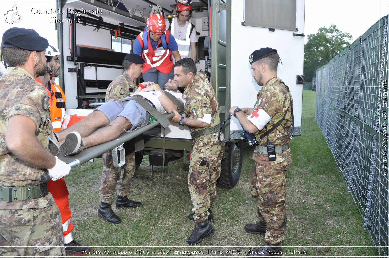 Pombia 27 Maggio 2015 - Maxi Emergenza Ticino 2015 - Croce Rossa Italiana- Comitato Regionale del Piemonte