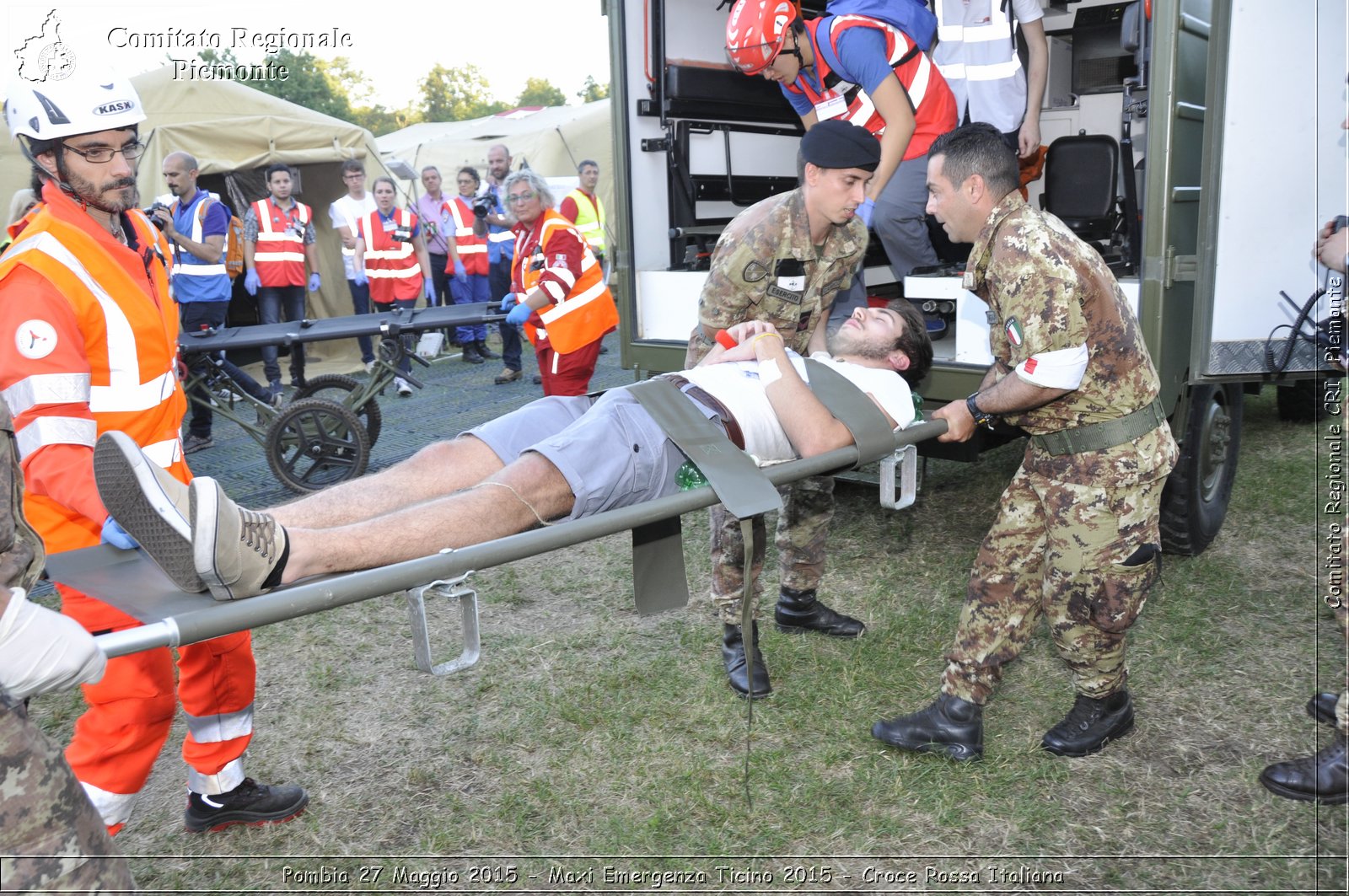 Pombia 27 Maggio 2015 - Maxi Emergenza Ticino 2015 - Croce Rossa Italiana- Comitato Regionale del Piemonte