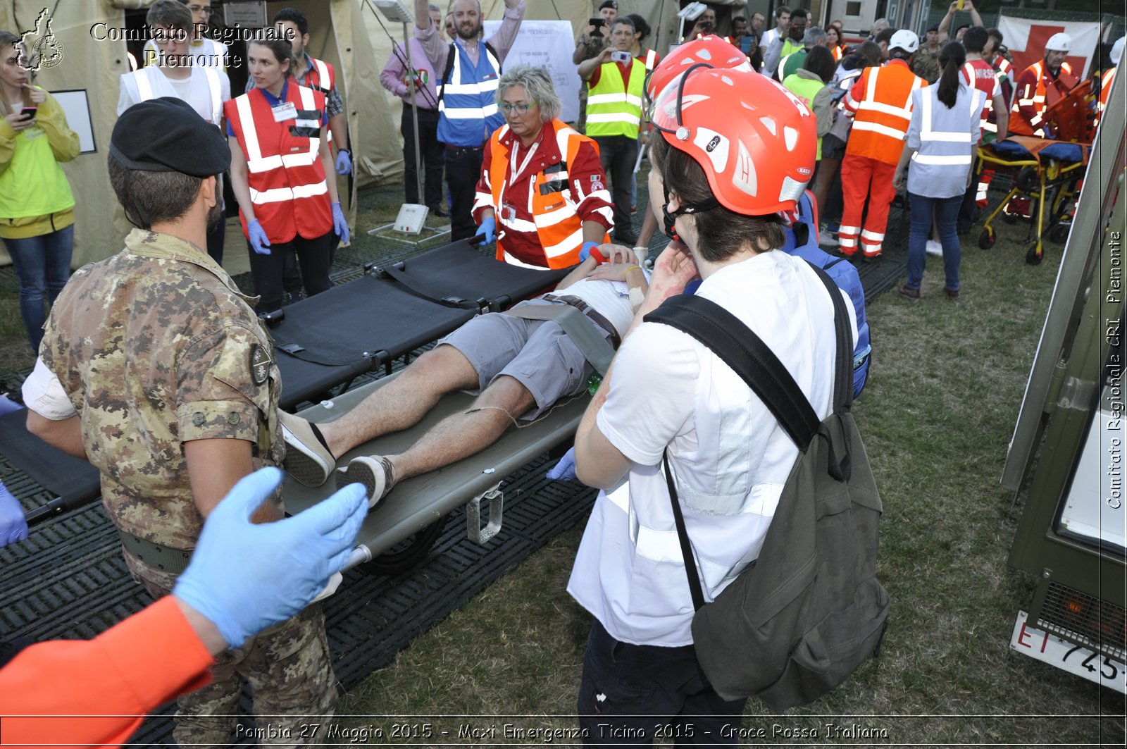 Pombia 27 Maggio 2015 - Maxi Emergenza Ticino 2015 - Croce Rossa Italiana- Comitato Regionale del Piemonte