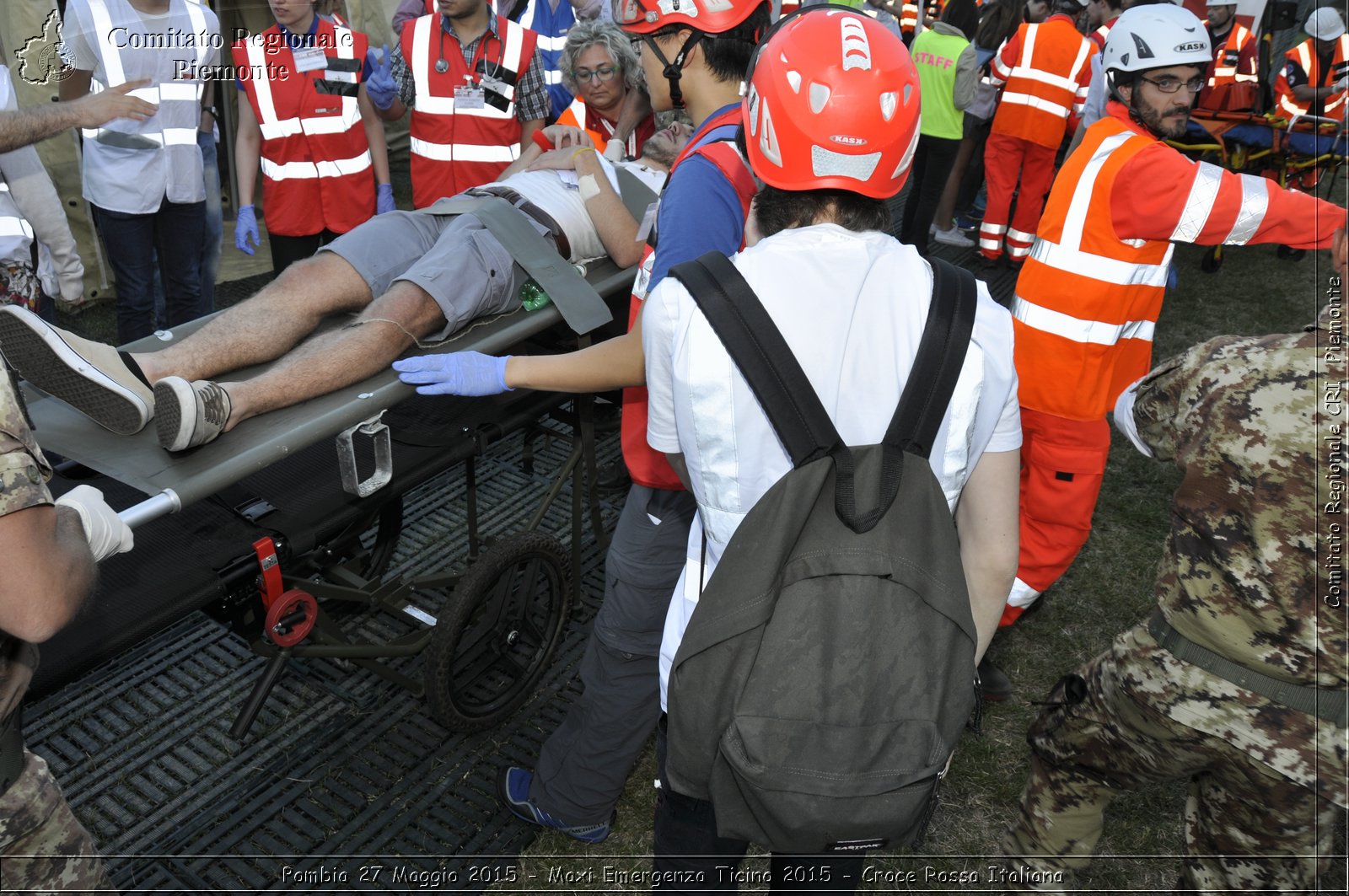 Pombia 27 Maggio 2015 - Maxi Emergenza Ticino 2015 - Croce Rossa Italiana- Comitato Regionale del Piemonte