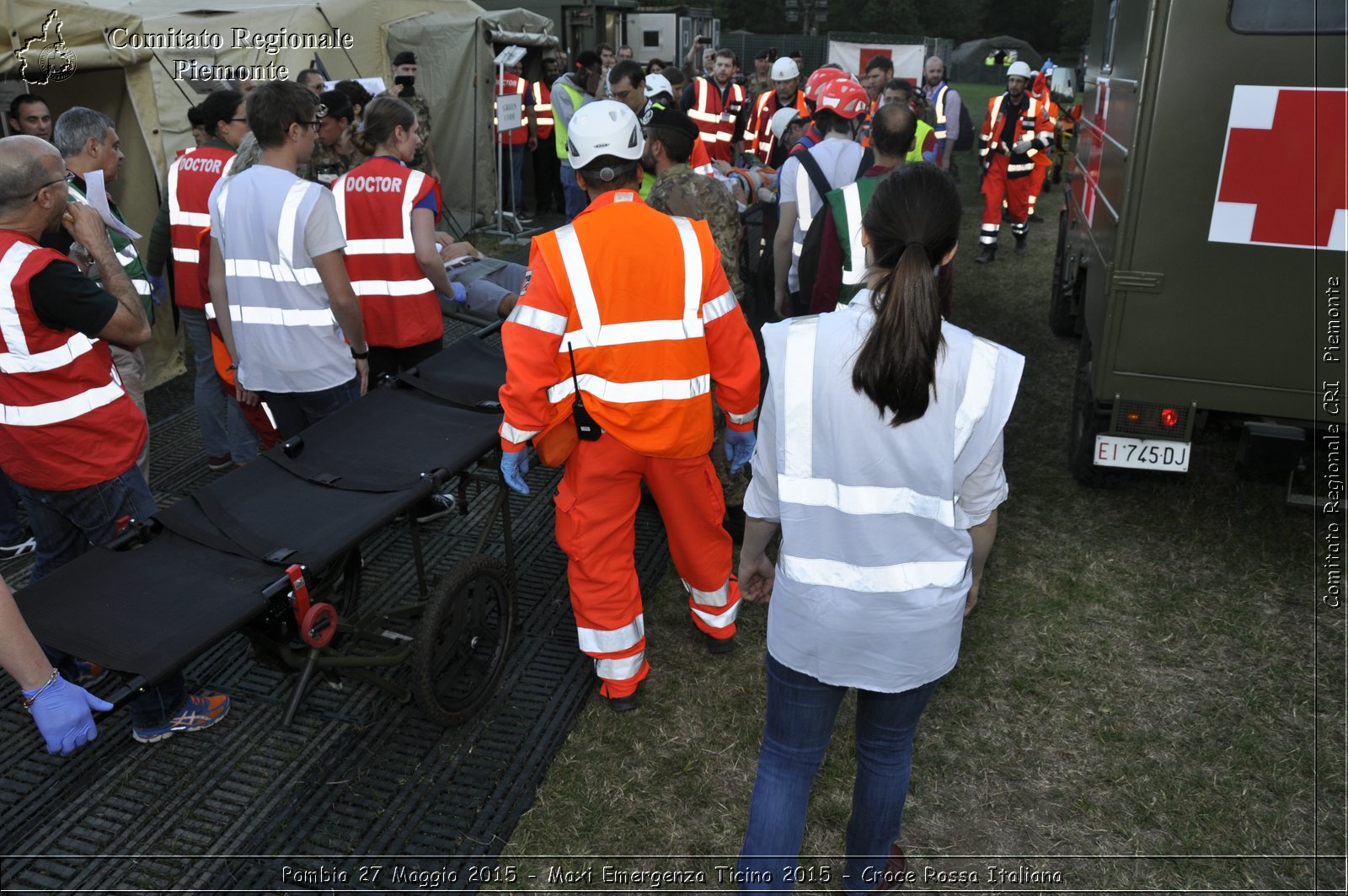 Pombia 27 Maggio 2015 - Maxi Emergenza Ticino 2015 - Croce Rossa Italiana- Comitato Regionale del Piemonte