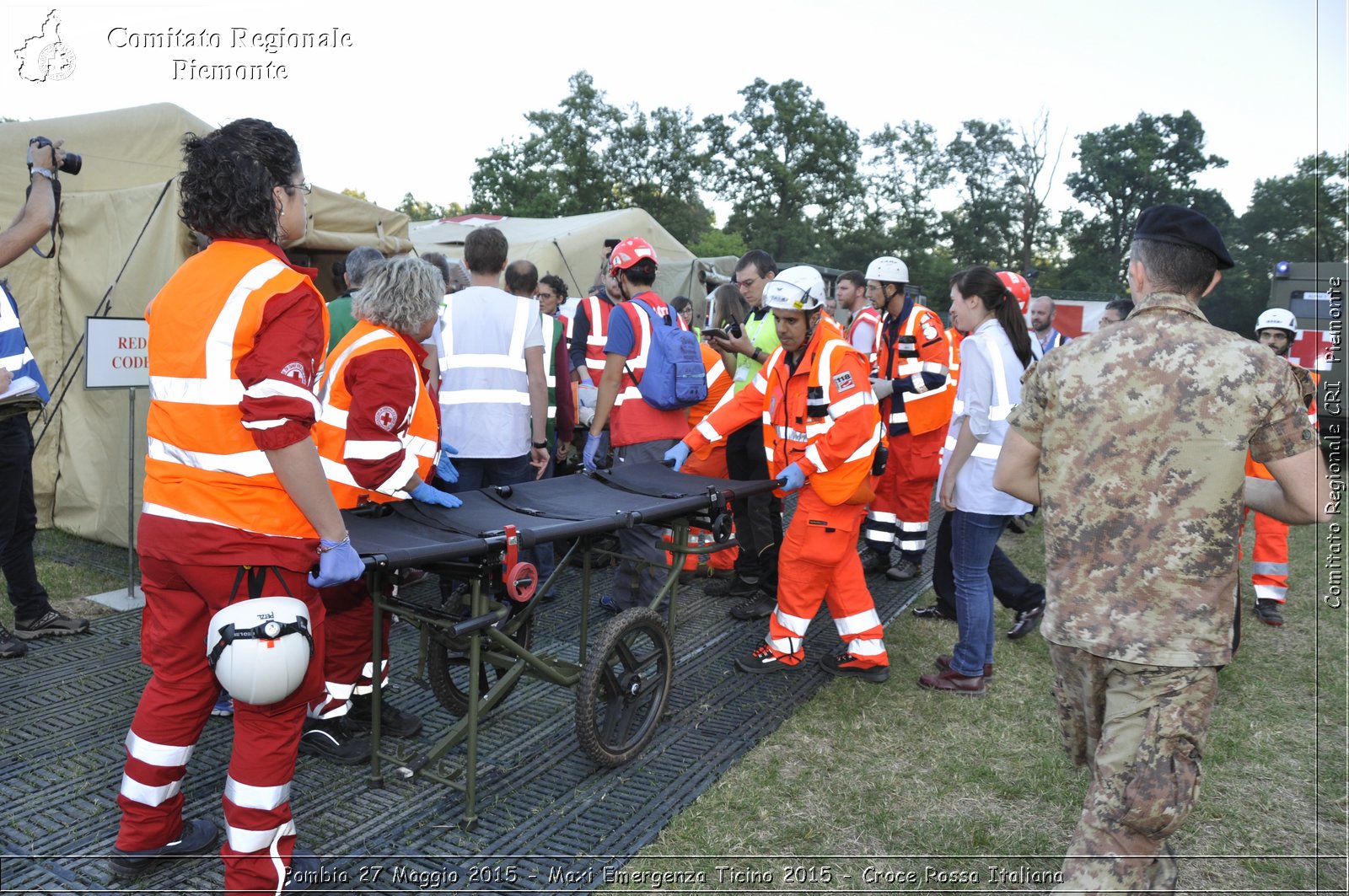 Pombia 27 Maggio 2015 - Maxi Emergenza Ticino 2015 - Croce Rossa Italiana- Comitato Regionale del Piemonte