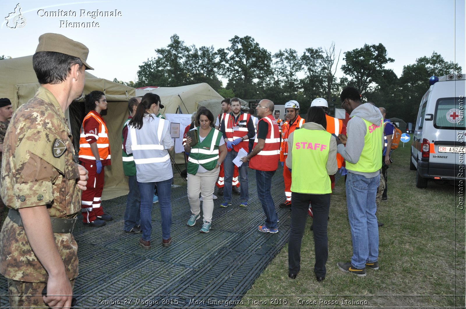 Pombia 27 Maggio 2015 - Maxi Emergenza Ticino 2015 - Croce Rossa Italiana- Comitato Regionale del Piemonte