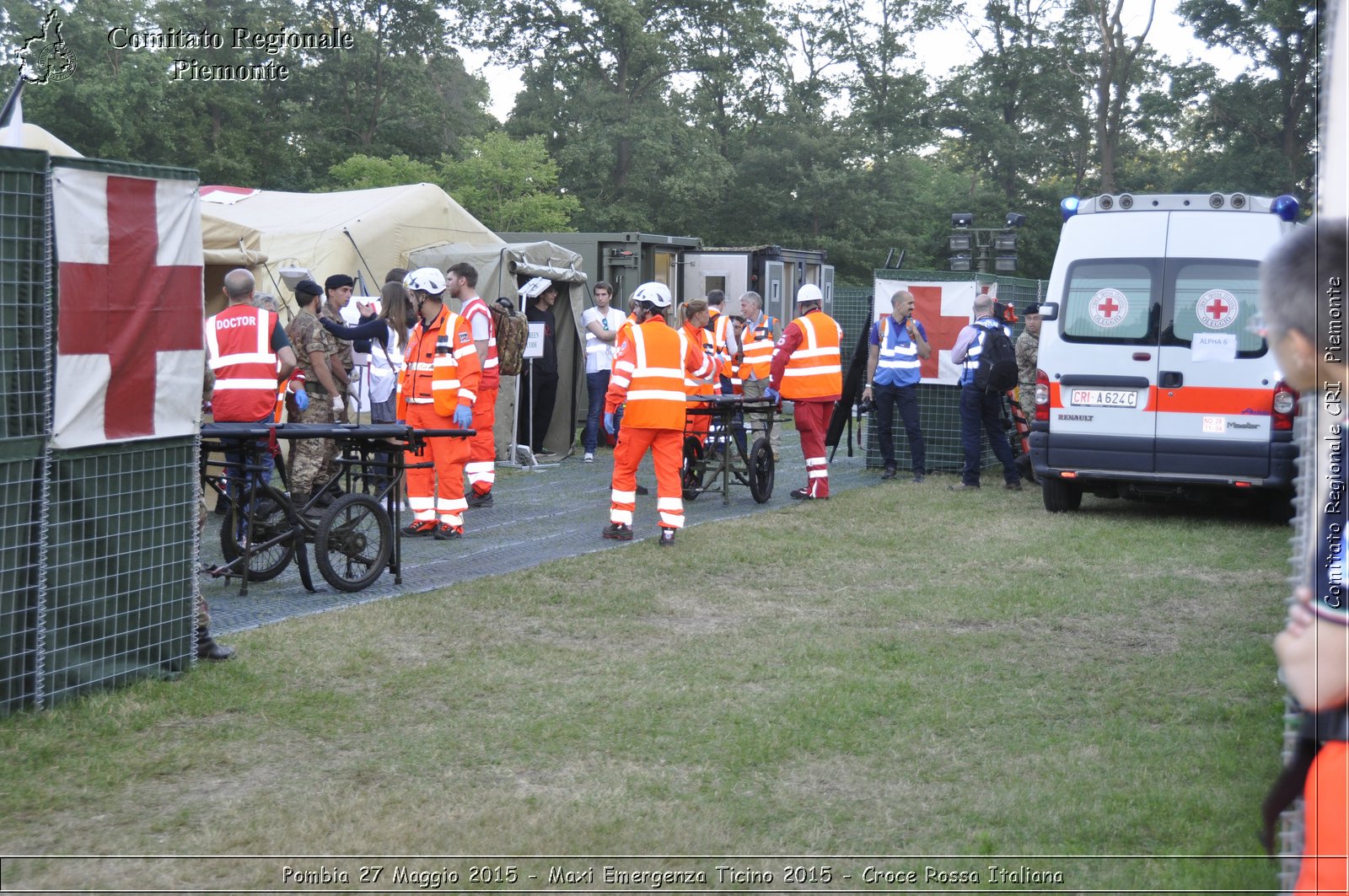 Pombia 27 Maggio 2015 - Maxi Emergenza Ticino 2015 - Croce Rossa Italiana- Comitato Regionale del Piemonte