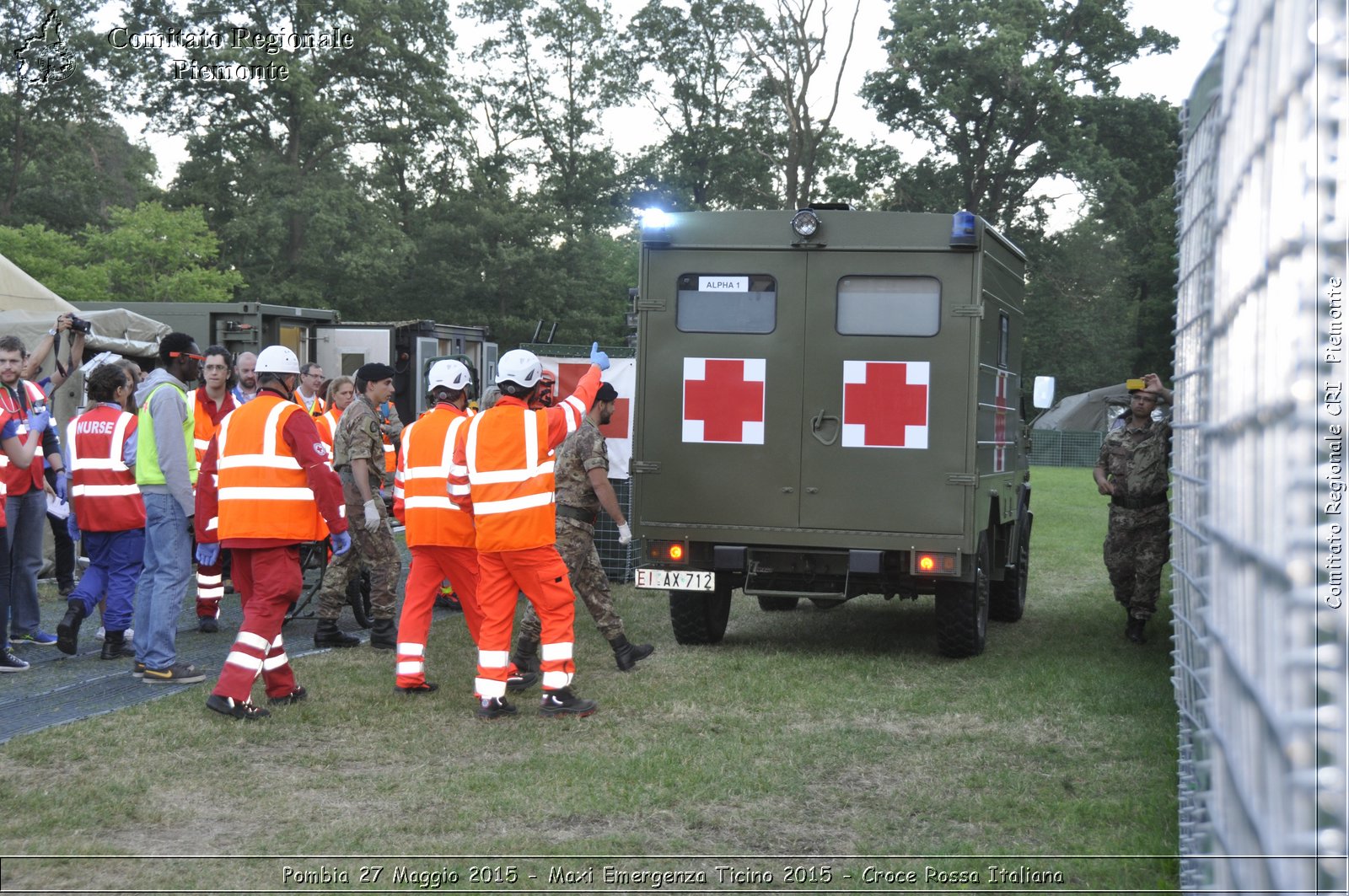 Pombia 27 Maggio 2015 - Maxi Emergenza Ticino 2015 - Croce Rossa Italiana- Comitato Regionale del Piemonte