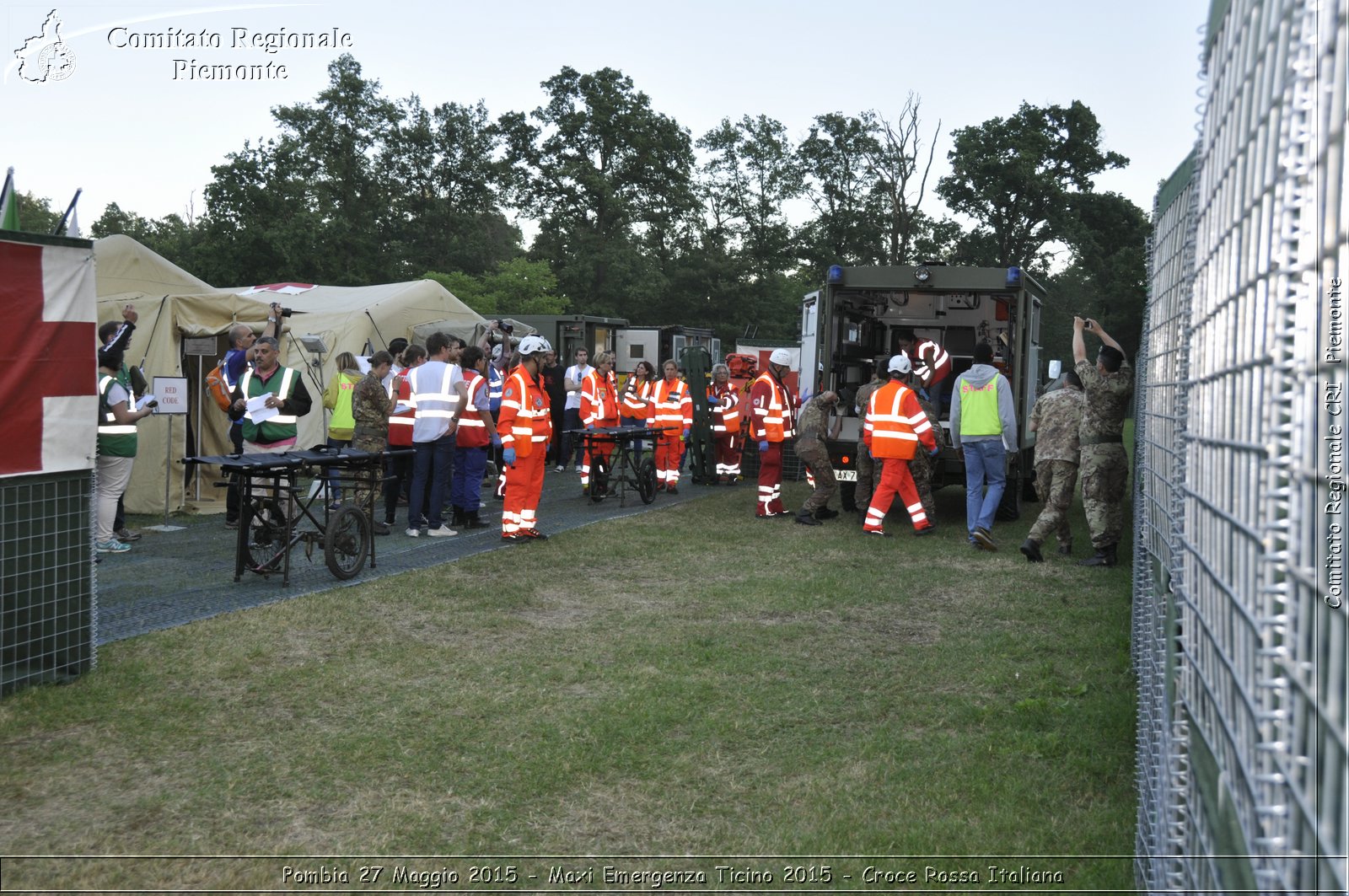 Pombia 27 Maggio 2015 - Maxi Emergenza Ticino 2015 - Croce Rossa Italiana- Comitato Regionale del Piemonte