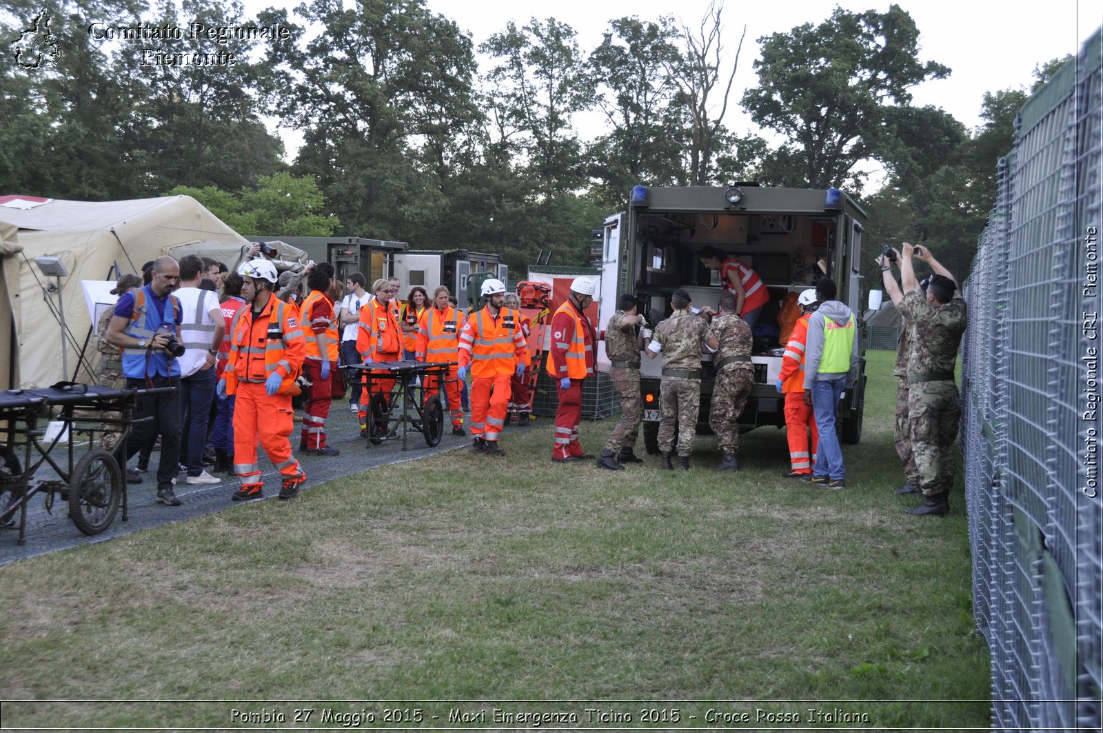 Pombia 27 Maggio 2015 - Maxi Emergenza Ticino 2015 - Croce Rossa Italiana- Comitato Regionale del Piemonte