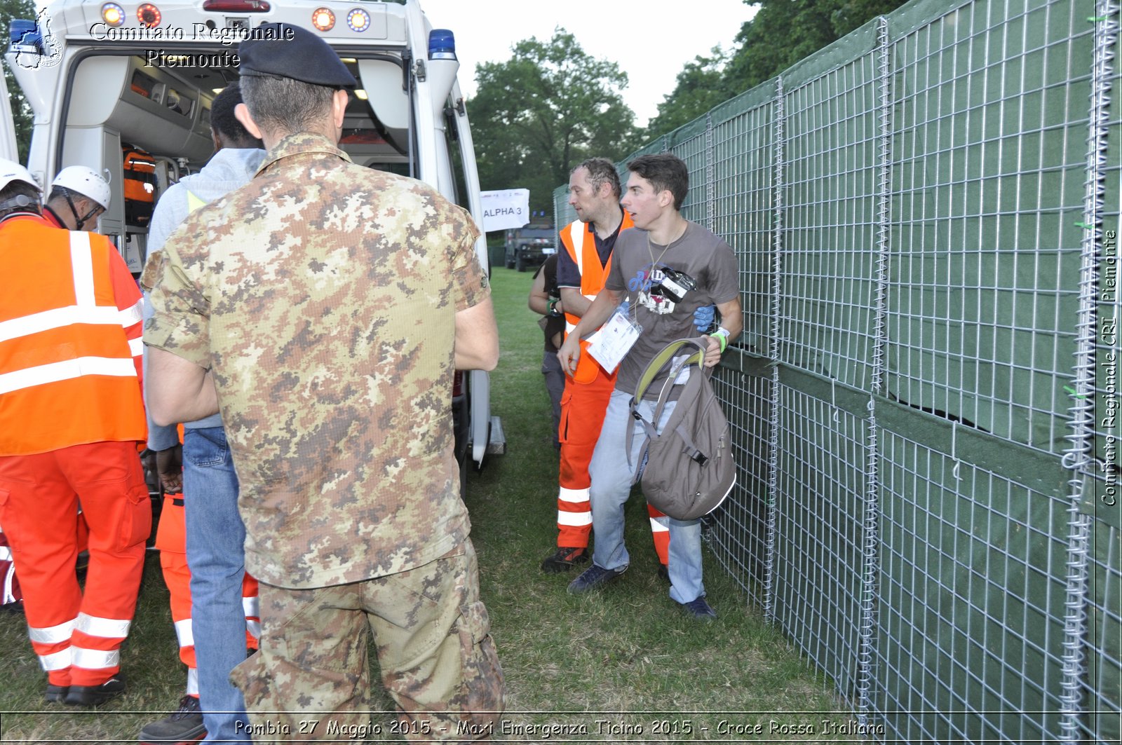 Pombia 27 Maggio 2015 - Maxi Emergenza Ticino 2015 - Croce Rossa Italiana- Comitato Regionale del Piemonte