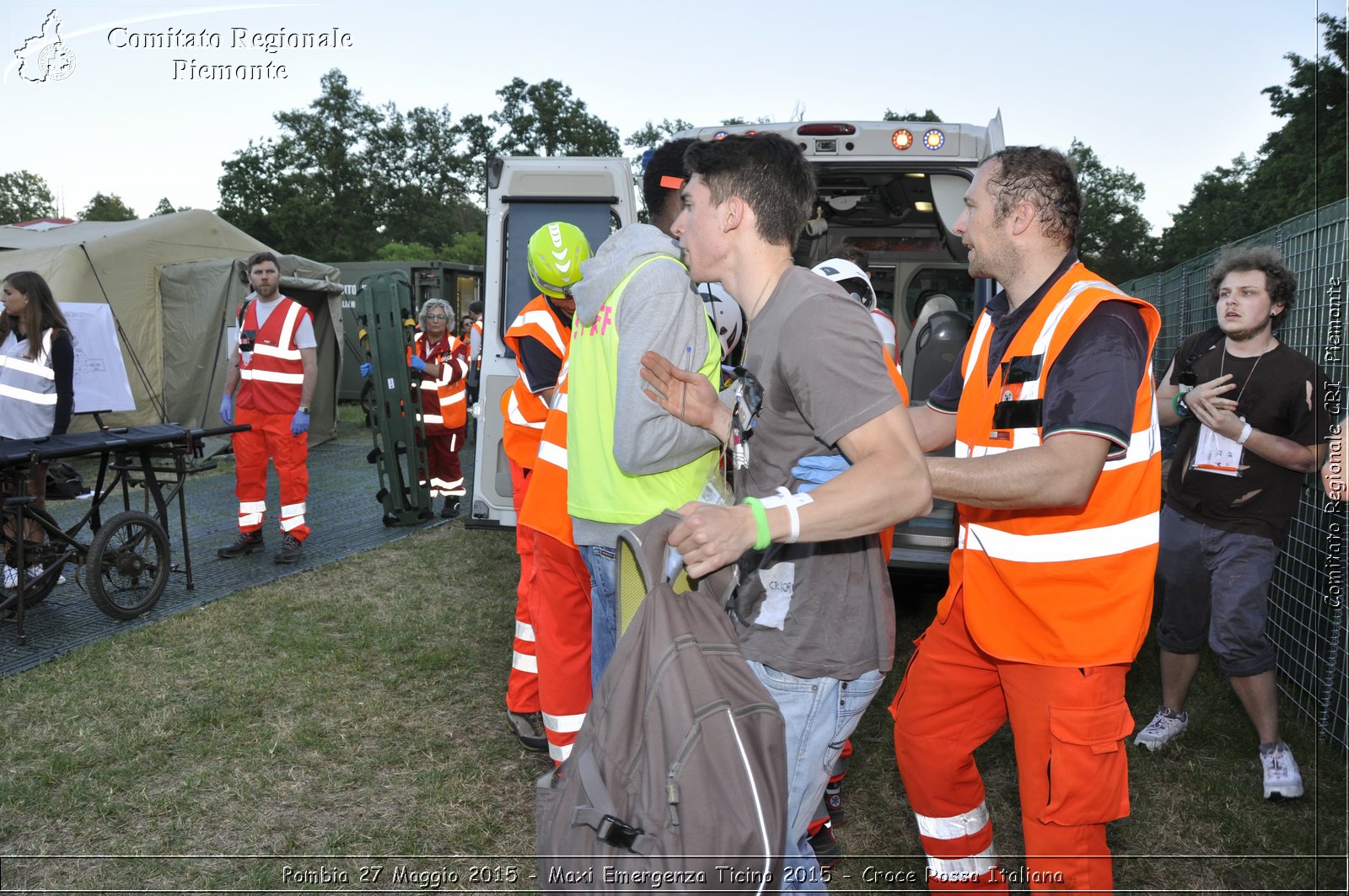 Pombia 27 Maggio 2015 - Maxi Emergenza Ticino 2015 - Croce Rossa Italiana- Comitato Regionale del Piemonte