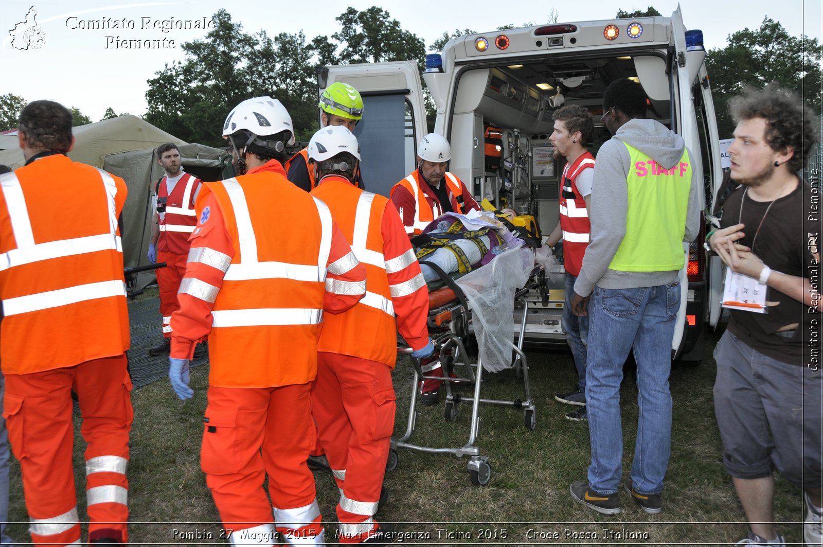 Pombia 27 Maggio 2015 - Maxi Emergenza Ticino 2015 - Croce Rossa Italiana- Comitato Regionale del Piemonte