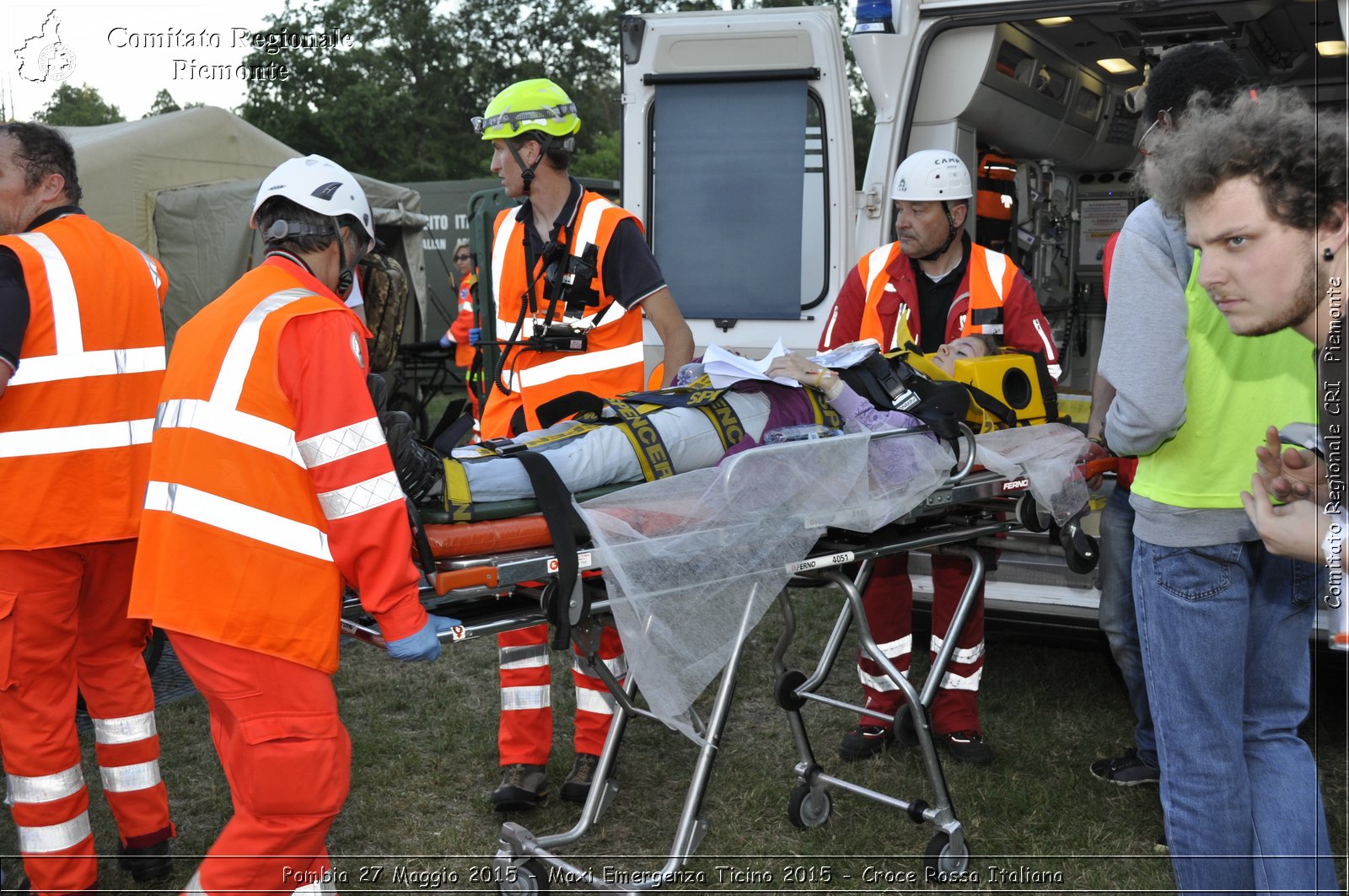 Pombia 27 Maggio 2015 - Maxi Emergenza Ticino 2015 - Croce Rossa Italiana- Comitato Regionale del Piemonte