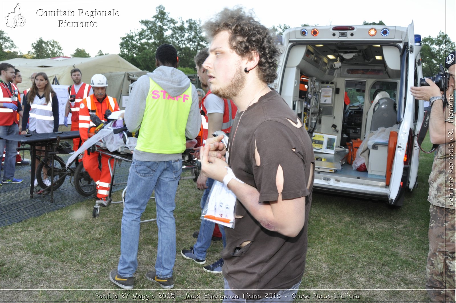 Pombia 27 Maggio 2015 - Maxi Emergenza Ticino 2015 - Croce Rossa Italiana- Comitato Regionale del Piemonte