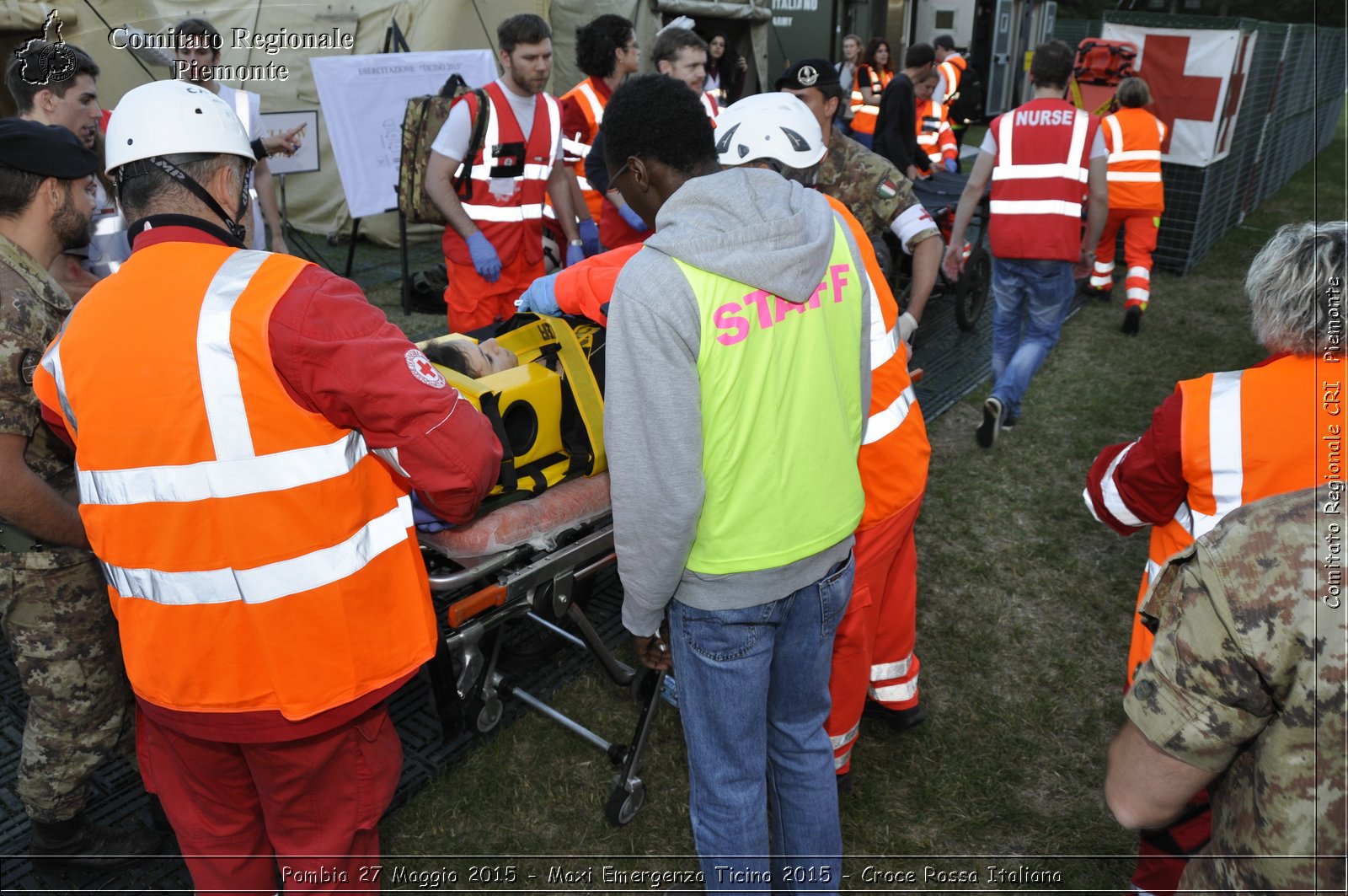 Pombia 27 Maggio 2015 - Maxi Emergenza Ticino 2015 - Croce Rossa Italiana- Comitato Regionale del Piemonte