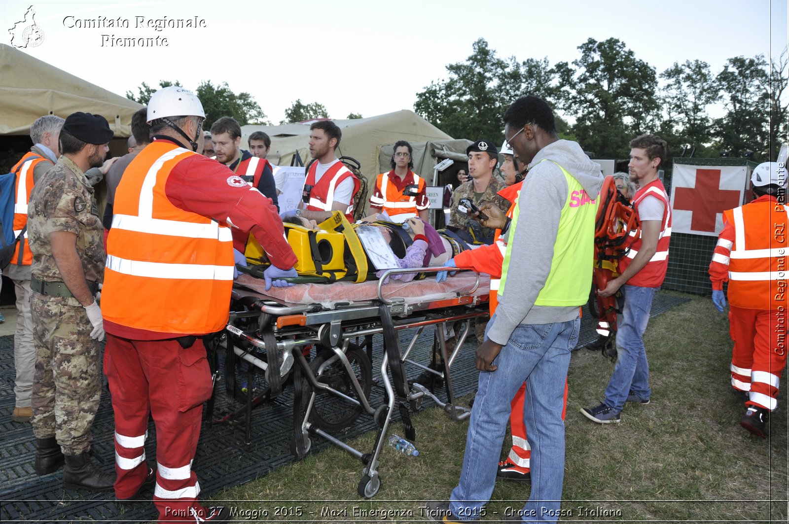 Pombia 27 Maggio 2015 - Maxi Emergenza Ticino 2015 - Croce Rossa Italiana- Comitato Regionale del Piemonte