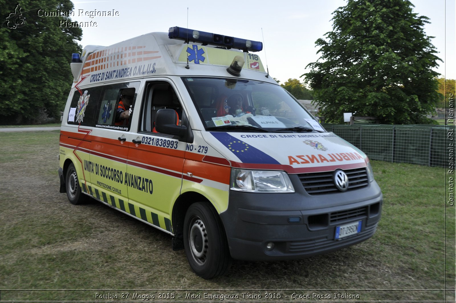 Pombia 27 Maggio 2015 - Maxi Emergenza Ticino 2015 - Croce Rossa Italiana- Comitato Regionale del Piemonte