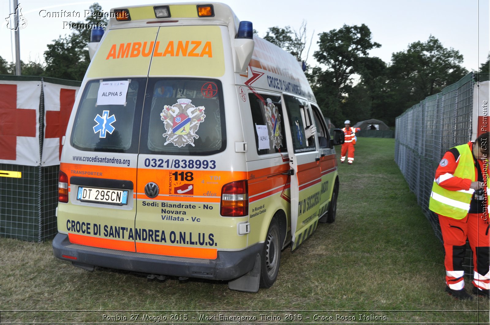 Pombia 27 Maggio 2015 - Maxi Emergenza Ticino 2015 - Croce Rossa Italiana- Comitato Regionale del Piemonte