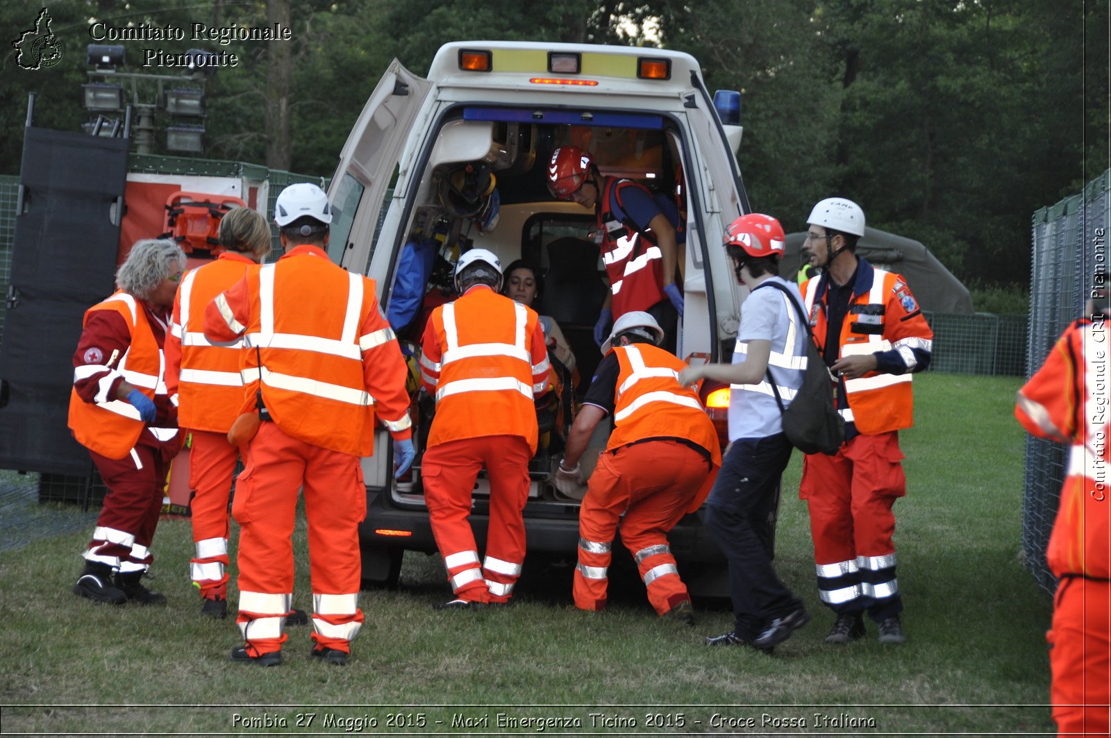 Pombia 27 Maggio 2015 - Maxi Emergenza Ticino 2015 - Croce Rossa Italiana- Comitato Regionale del Piemonte